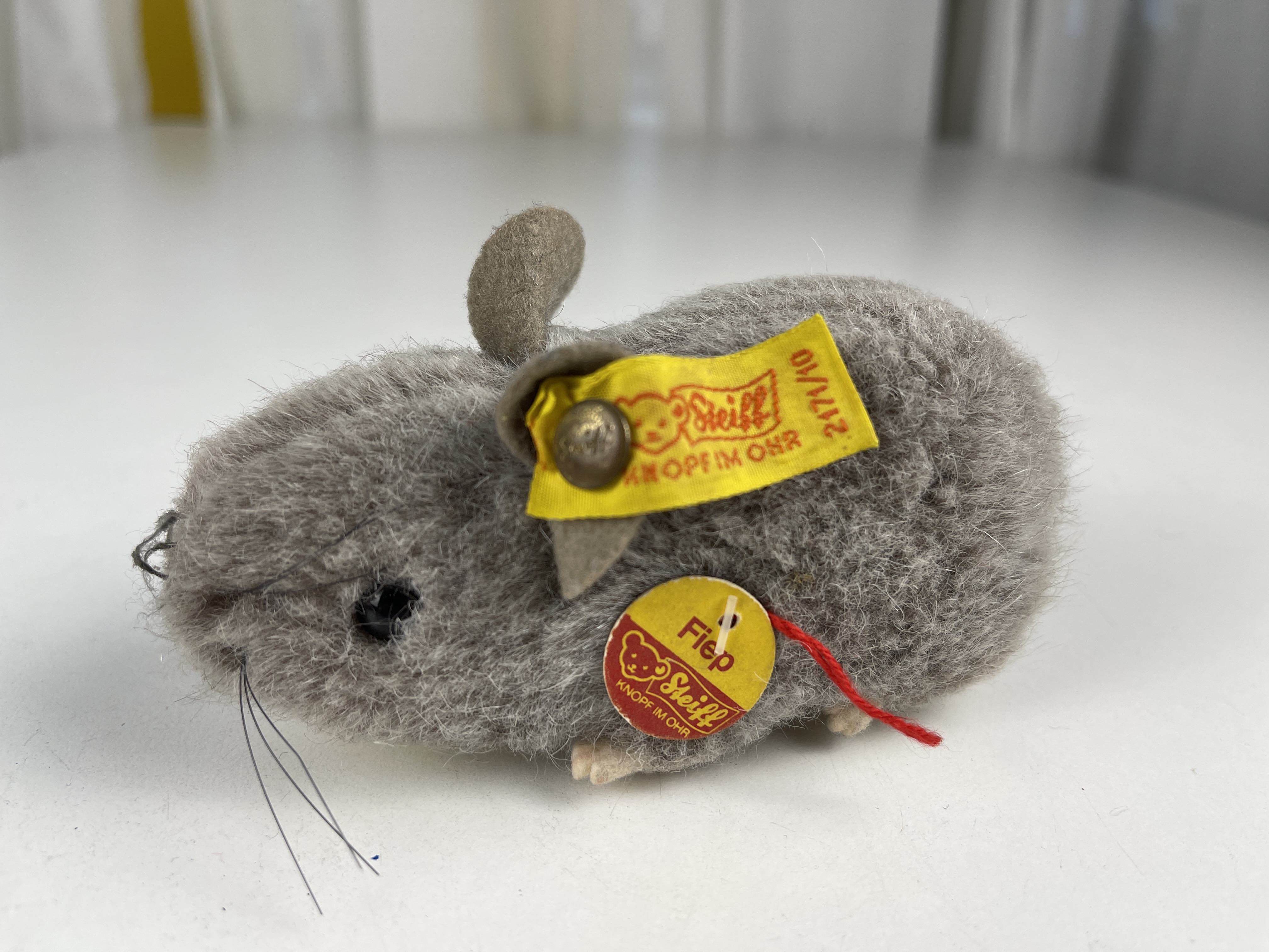 Steiff Tier 2171/10 Maus Fiep 12 cm. Top Zustand