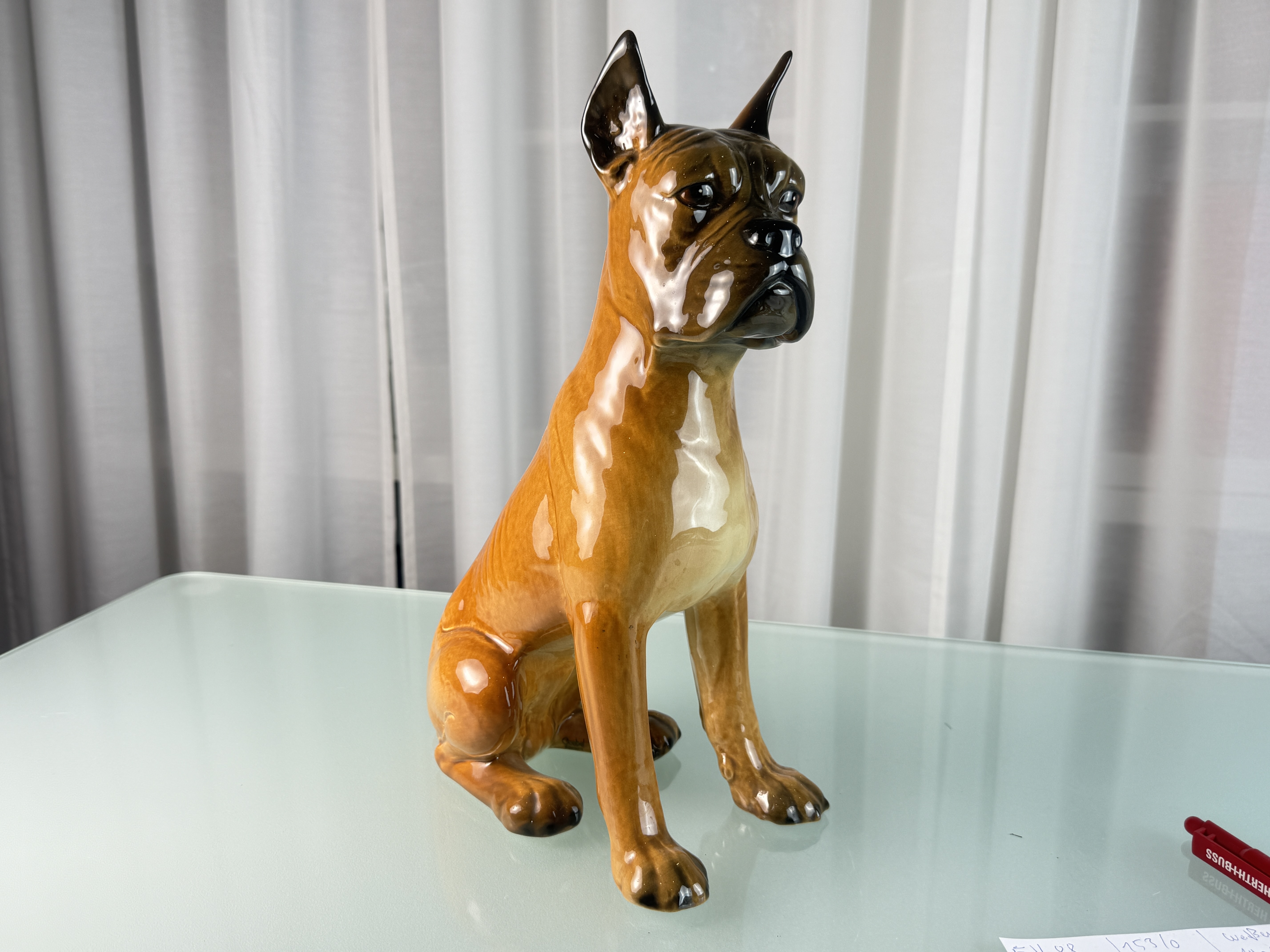 Goebel Figur Porzellan Hund Boxer 34 ... SW76289