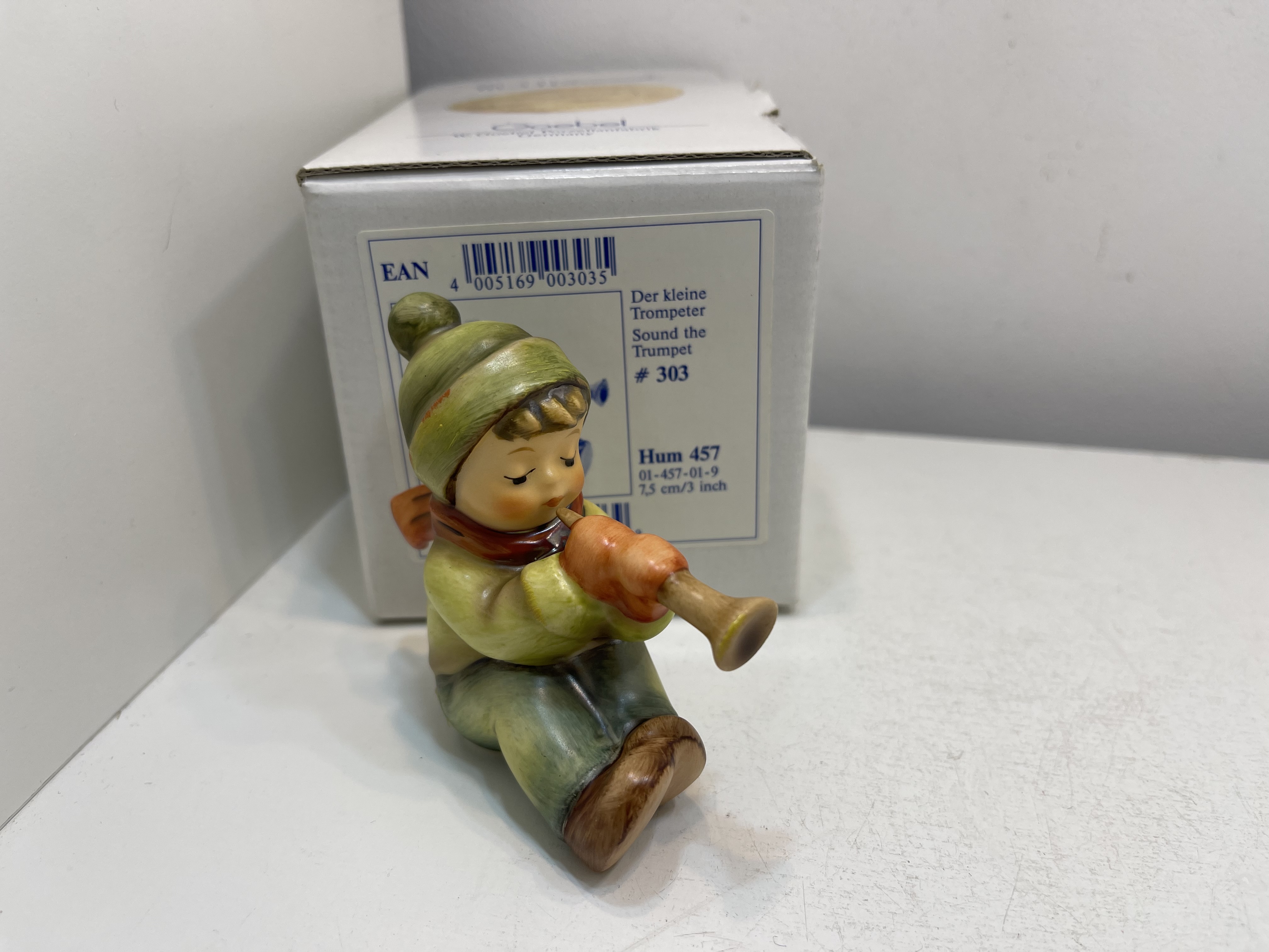 Hummel Figur 457 Der kleine Trompeter 8 cm. 1 Wahl. ovp Top Zustand    Hummel Figur 457 Der kleine Trompeter 8 cm. 1 Wahl. ovp Top Zustand