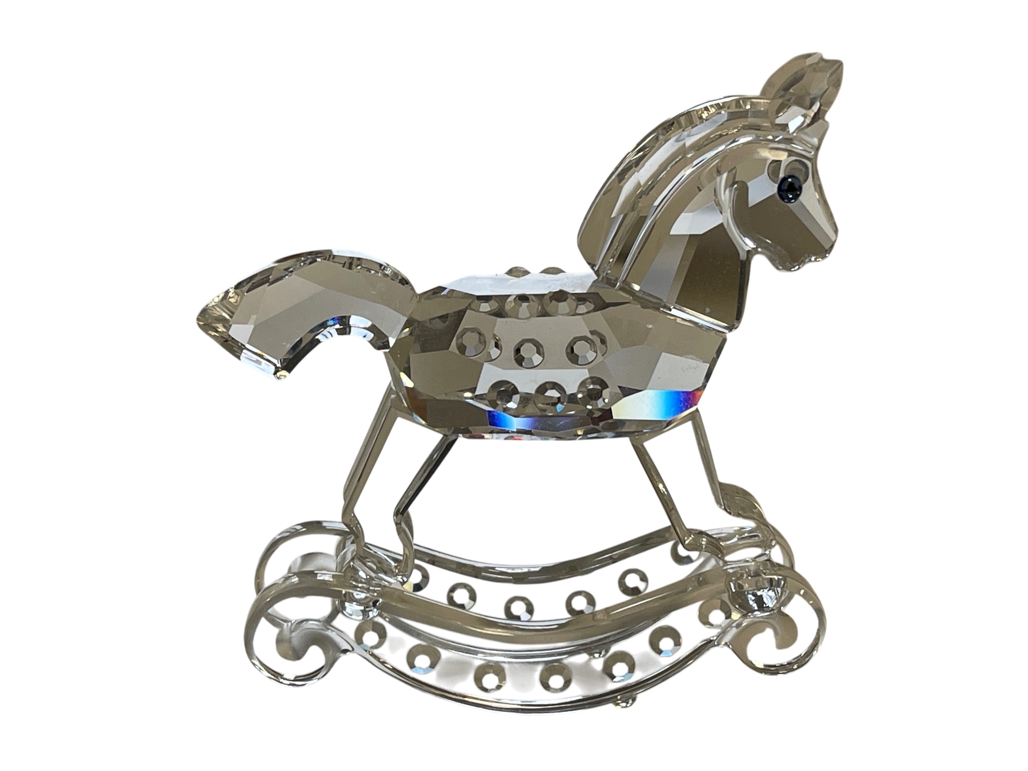  Swarovski Figur 183270 Schaukelpferd 6,8 cm. Top Zustand  