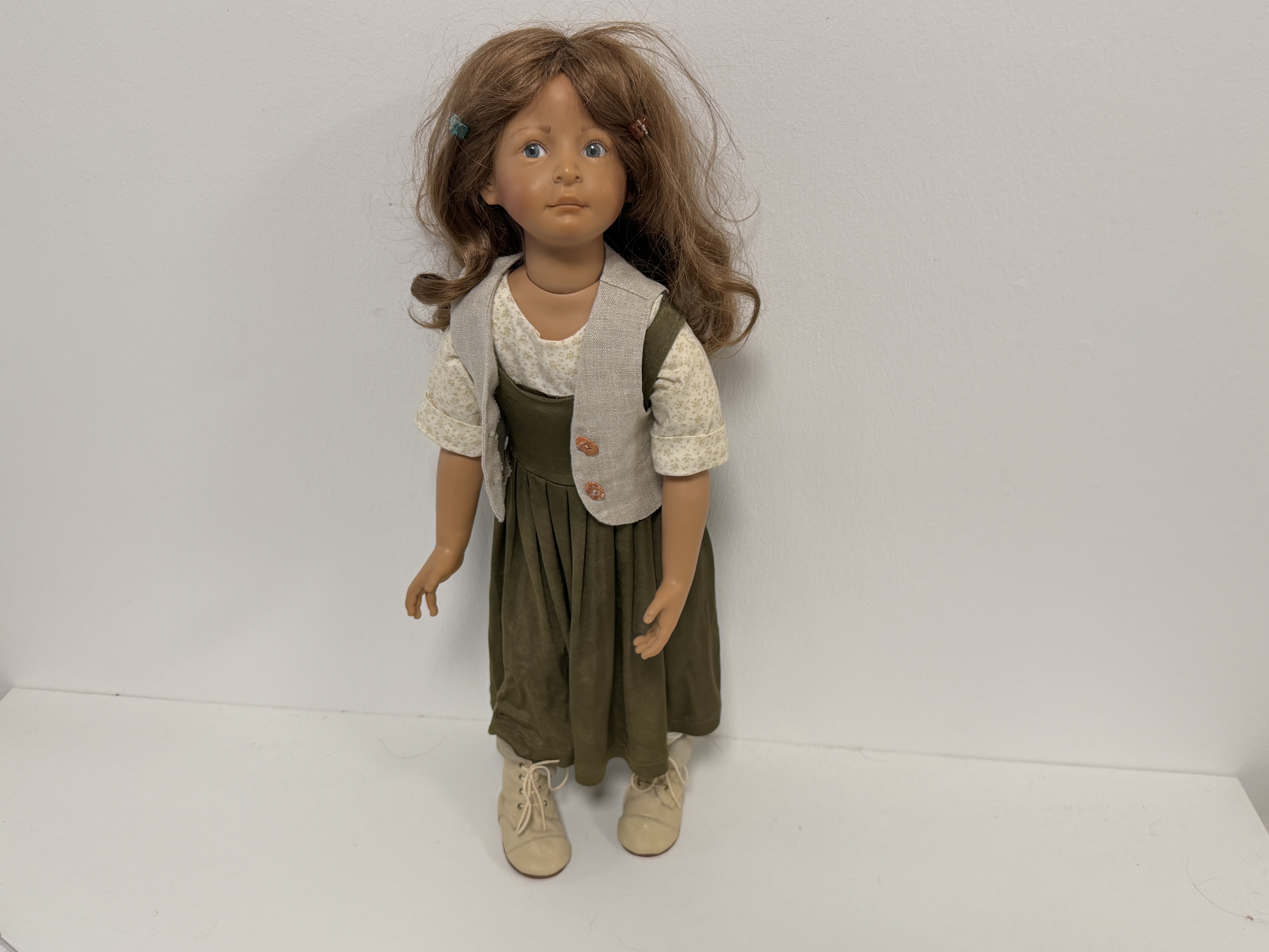 Heidi Plusczok Künstlerpuppe Vinyl Puppe 68 cm. Top Zustand