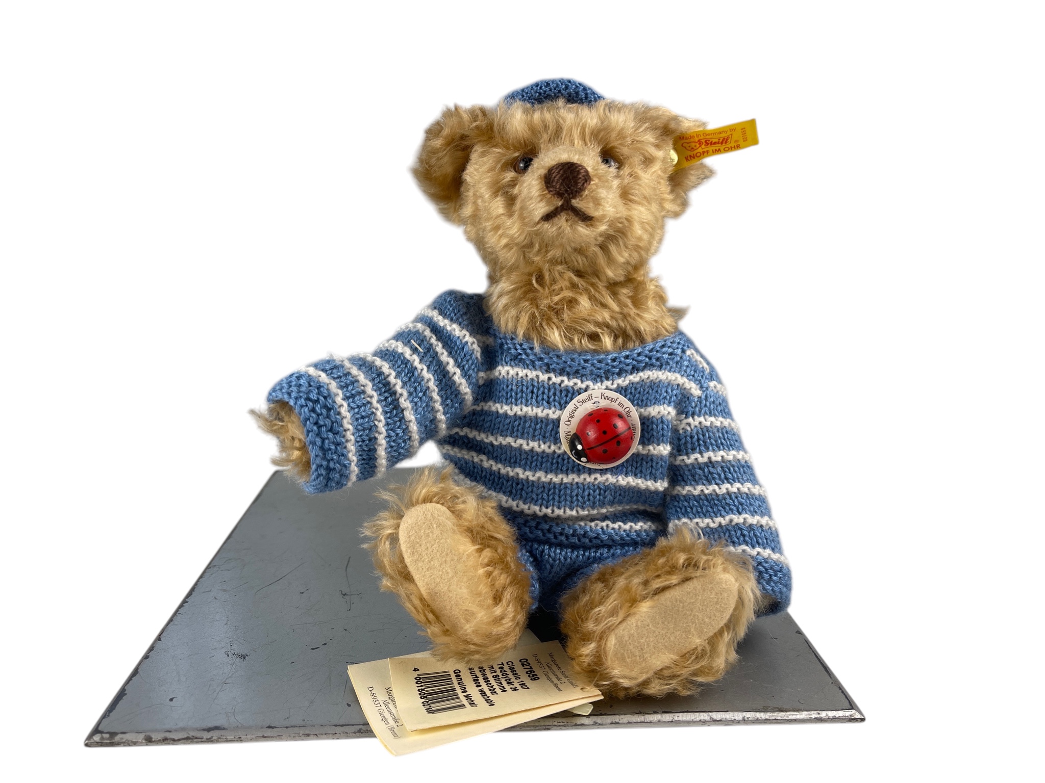 Steiff Tier 027659 Classic 1907 Teddy Bär 25 cm. Top Zustand  