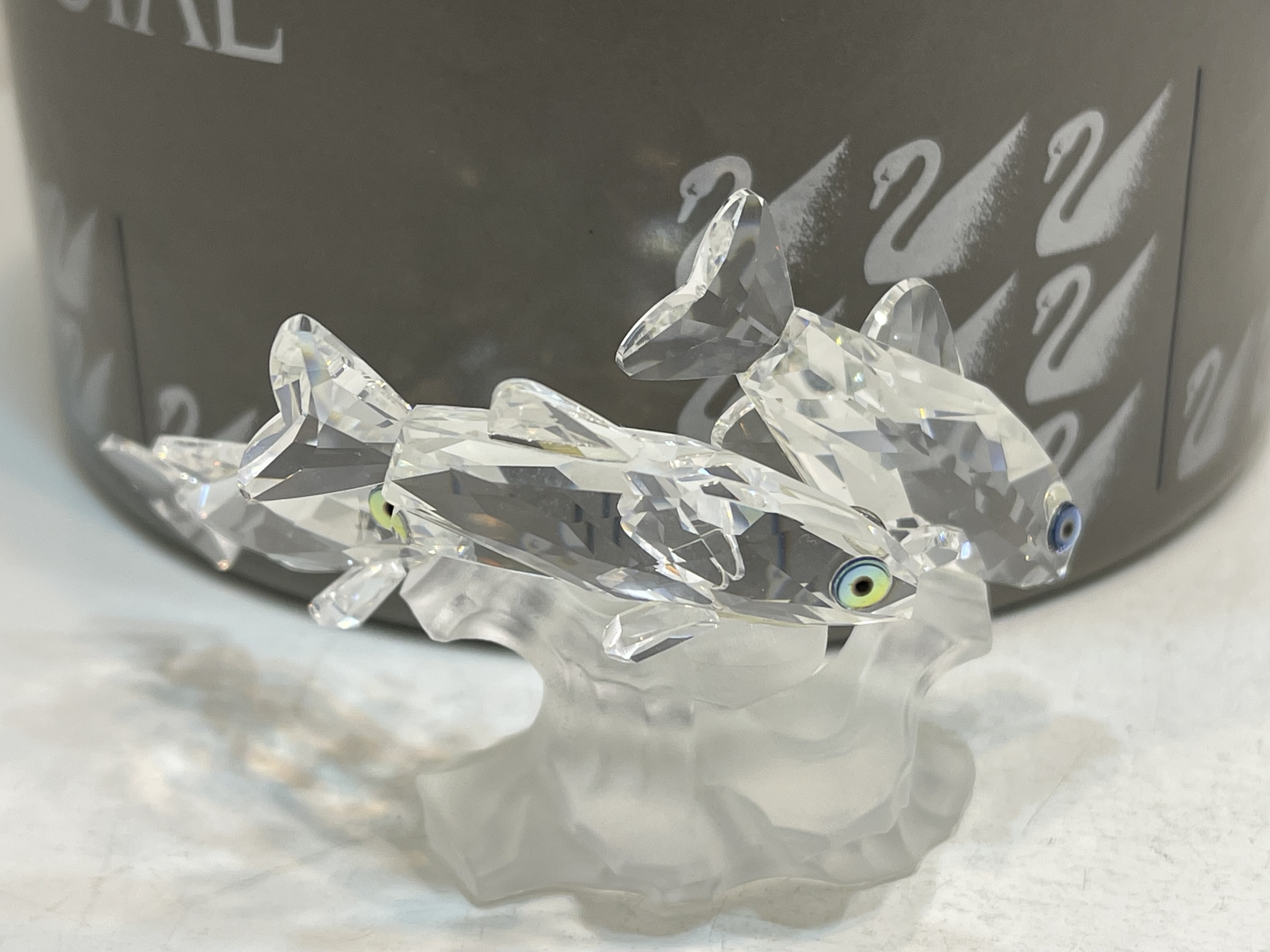 Swarovski Figur 171709 Fischschwarm 8,5 cm. Ovp & Zertifikat. Top Zustand  