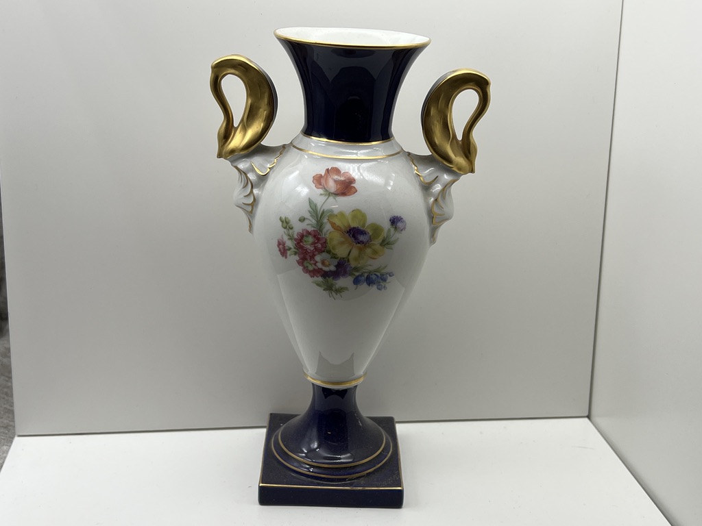 Lindner Porzellan Vase 25 cm. Top Zustand   