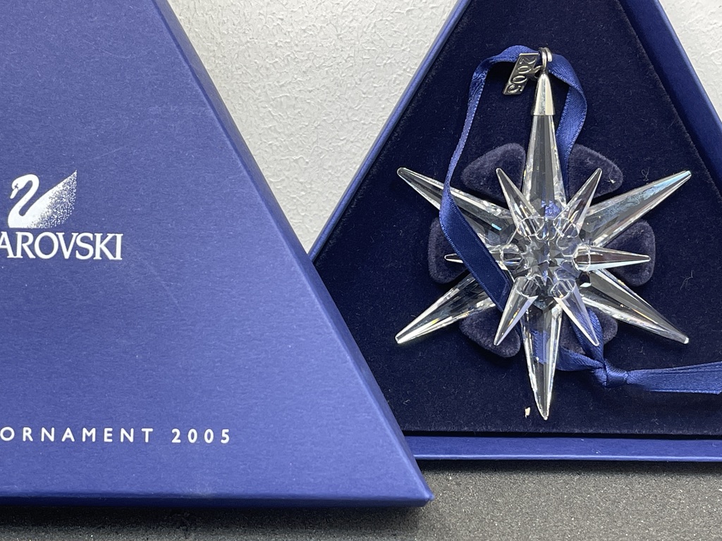 Swarovski Figur 680502 Weihnachtsstern 2005 Groß 8 cm. Inkl. Kiste - Top Zustand  