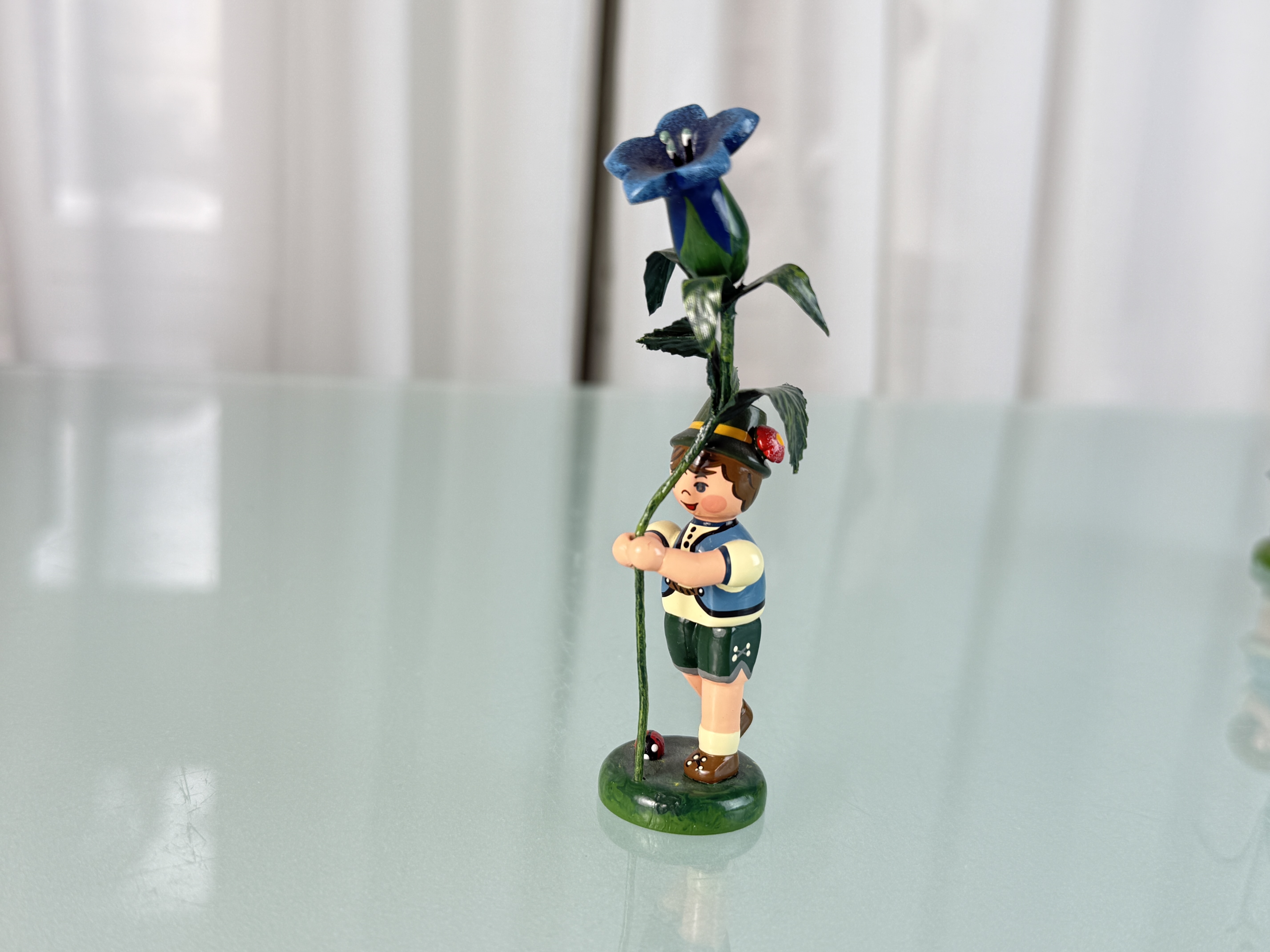 Erzgebirge Sammler Figur Hubrig 11 cm. Top Zustand   