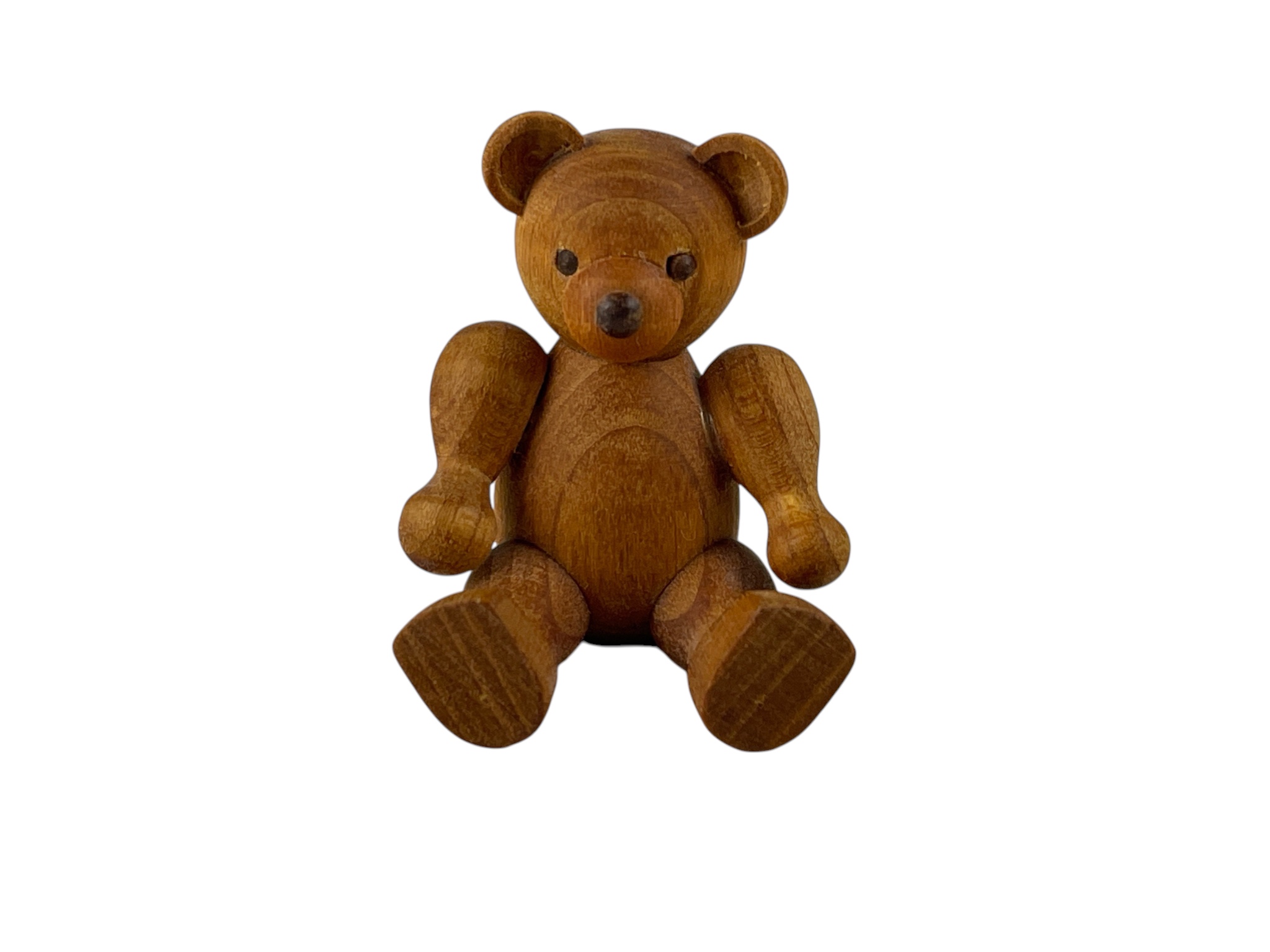 Erzgebirge Seiffener Figur Teddybär 4,5 cm. Top Zustand  