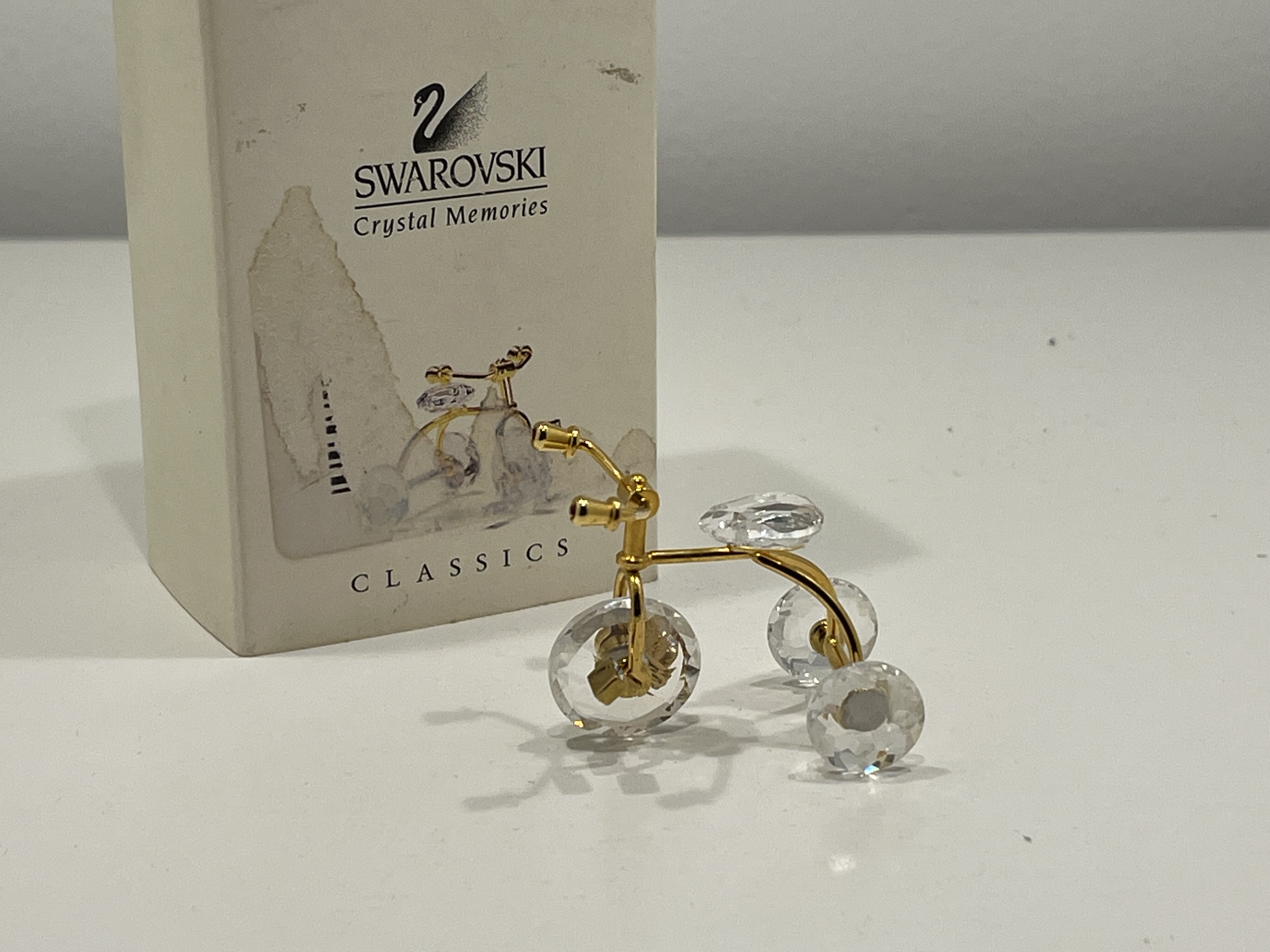  Swarovski Figur 219198 Dreirad 3,7 cm. Mit Ovp & Zertifikat Top Zustand. 