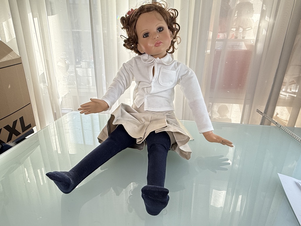 Pamela Erff Vinyl Künstlerpuppe Puppe 80 cm. Top Zustand