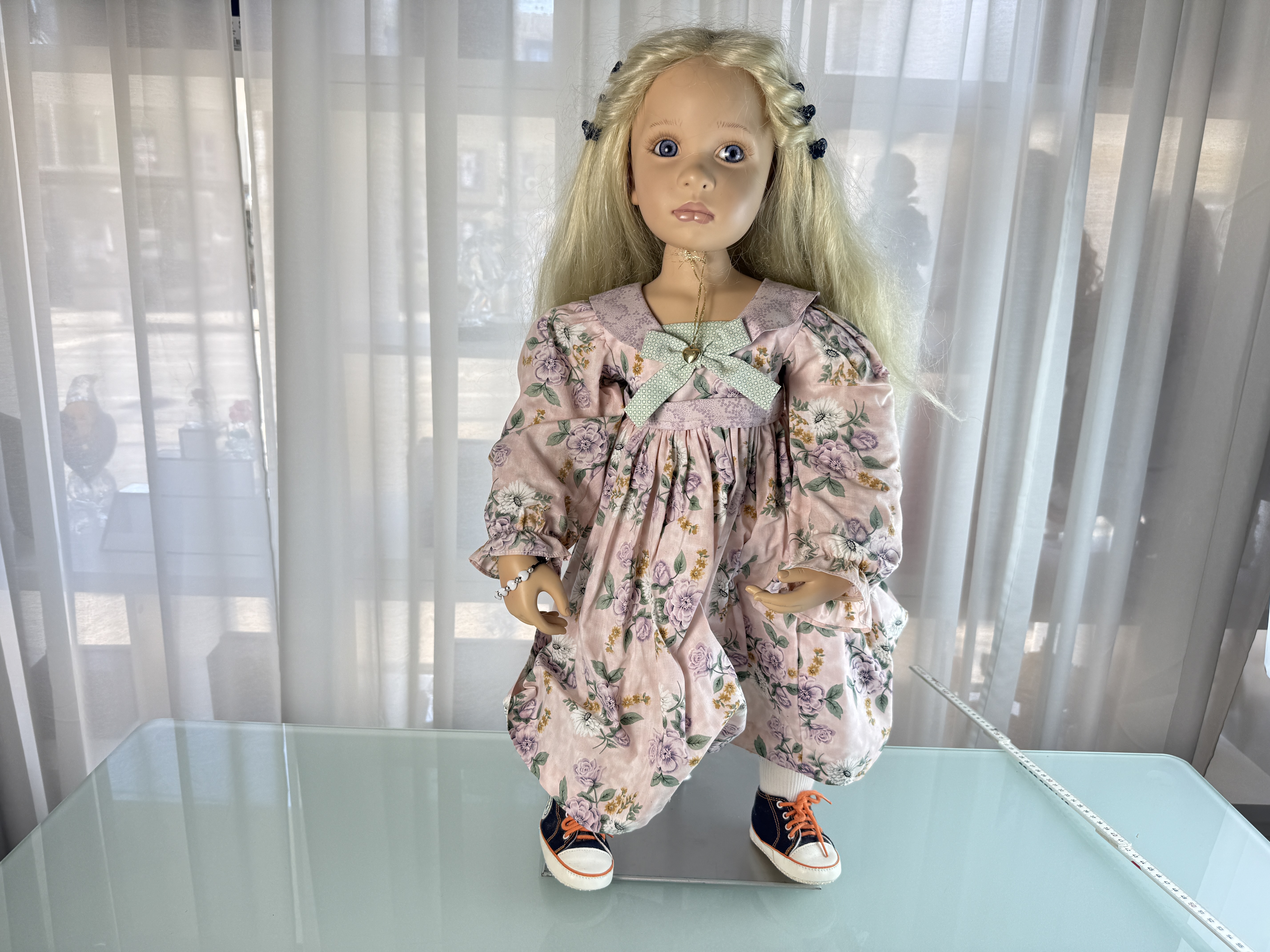 Pamela Erff Vinyl Künstlerpuppe Puppe 70 cm. Top Zustand 