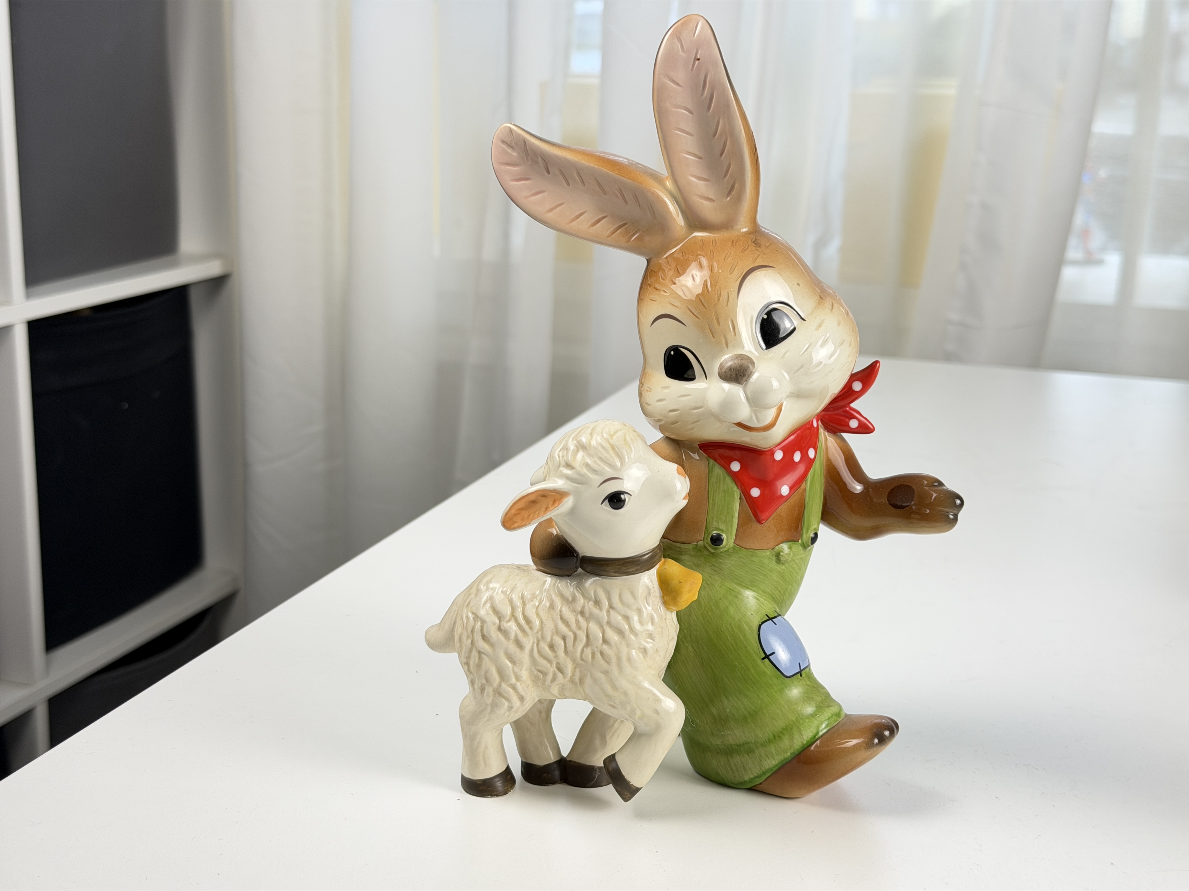  Goebel Figur Porzellan Hase Osterhase 25 cm. Top Zustand