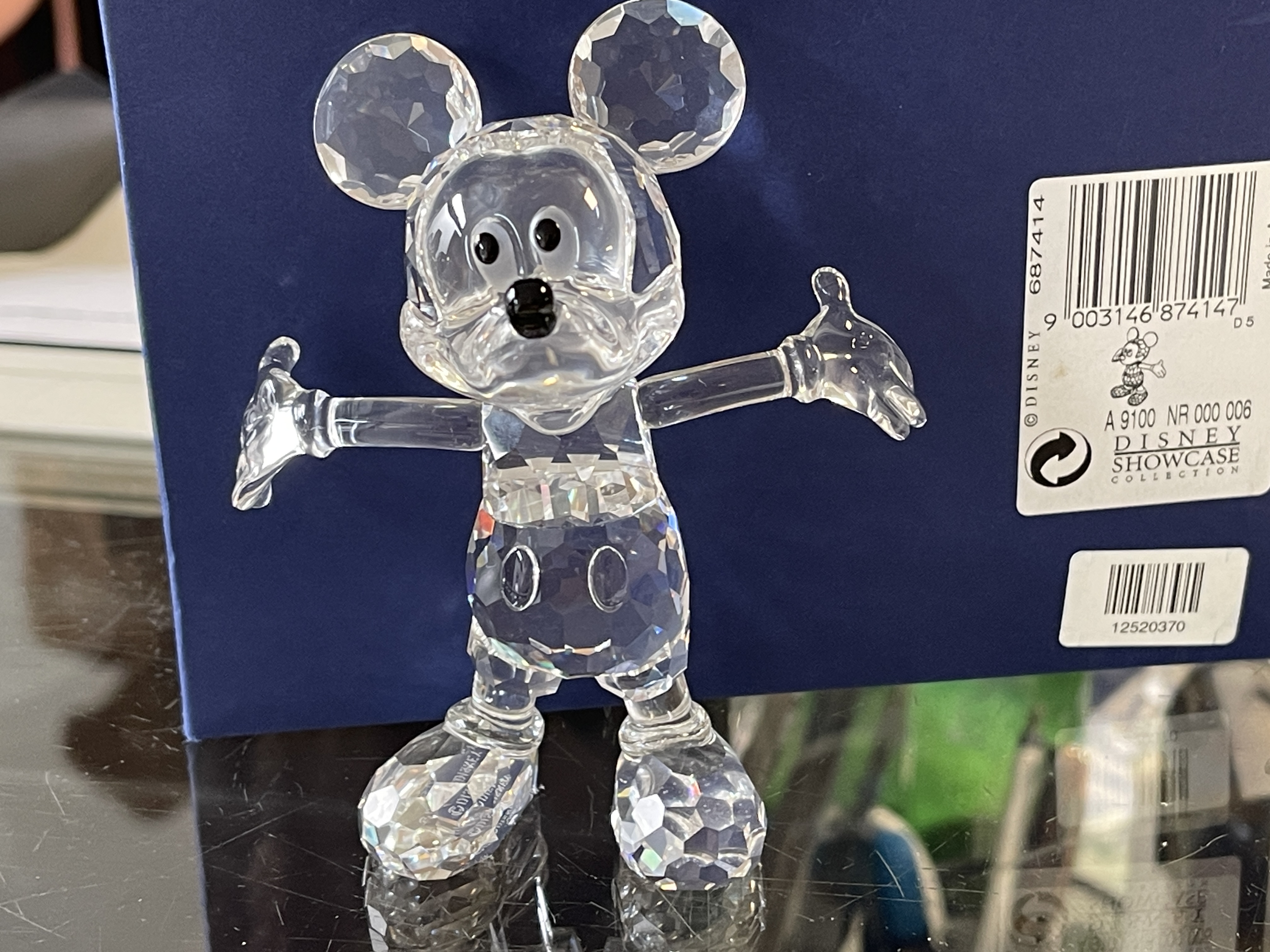 Swarovski Figur 687414 Disney Mickey Mouse Maus 10 cm Ovp Zertifikat Top Zustand  