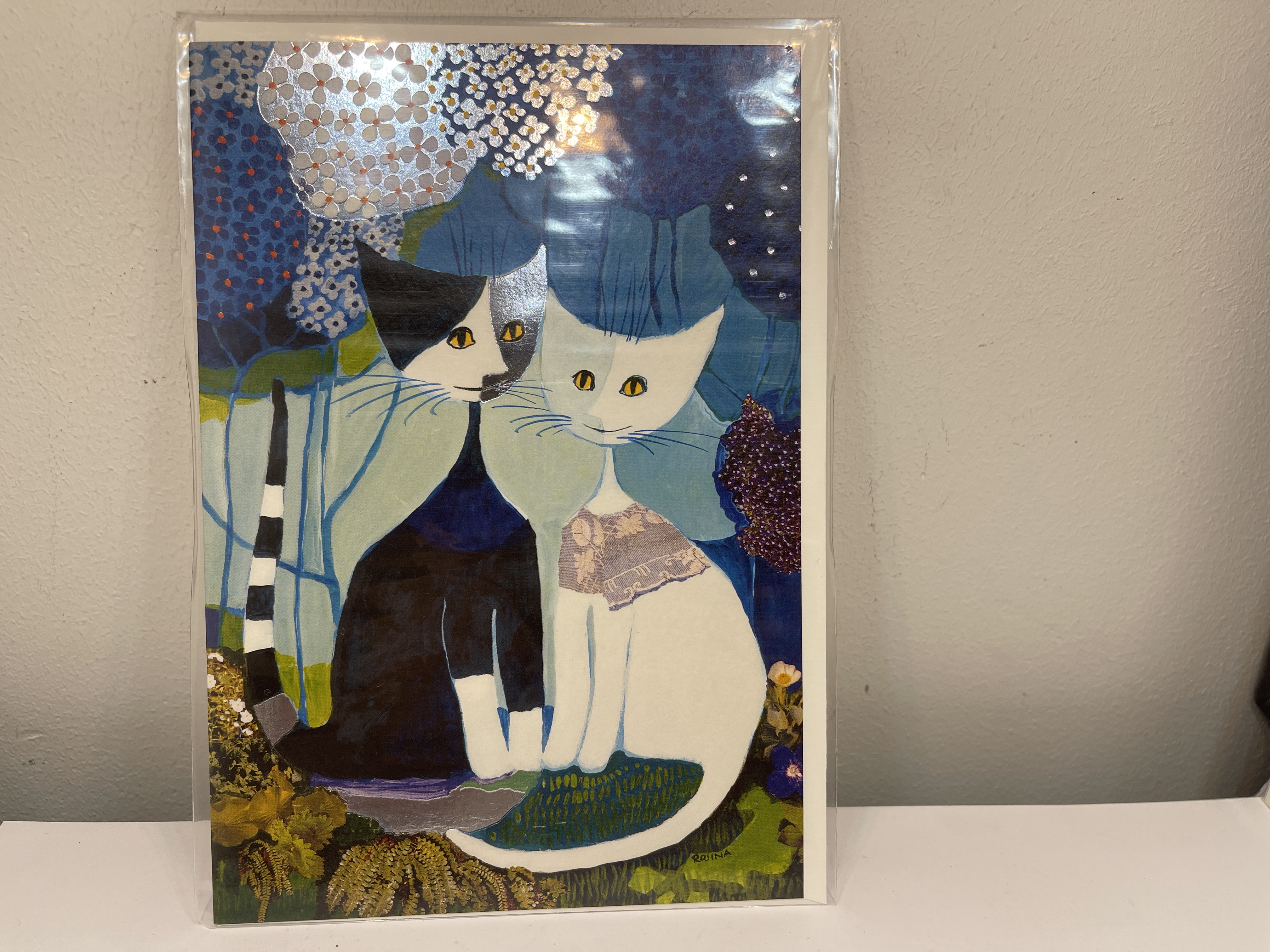 Rosina Wachtmeister 66-987-19-9 Grußkarten Set 5 Stück je 17,5 cm - Unbenutzt  