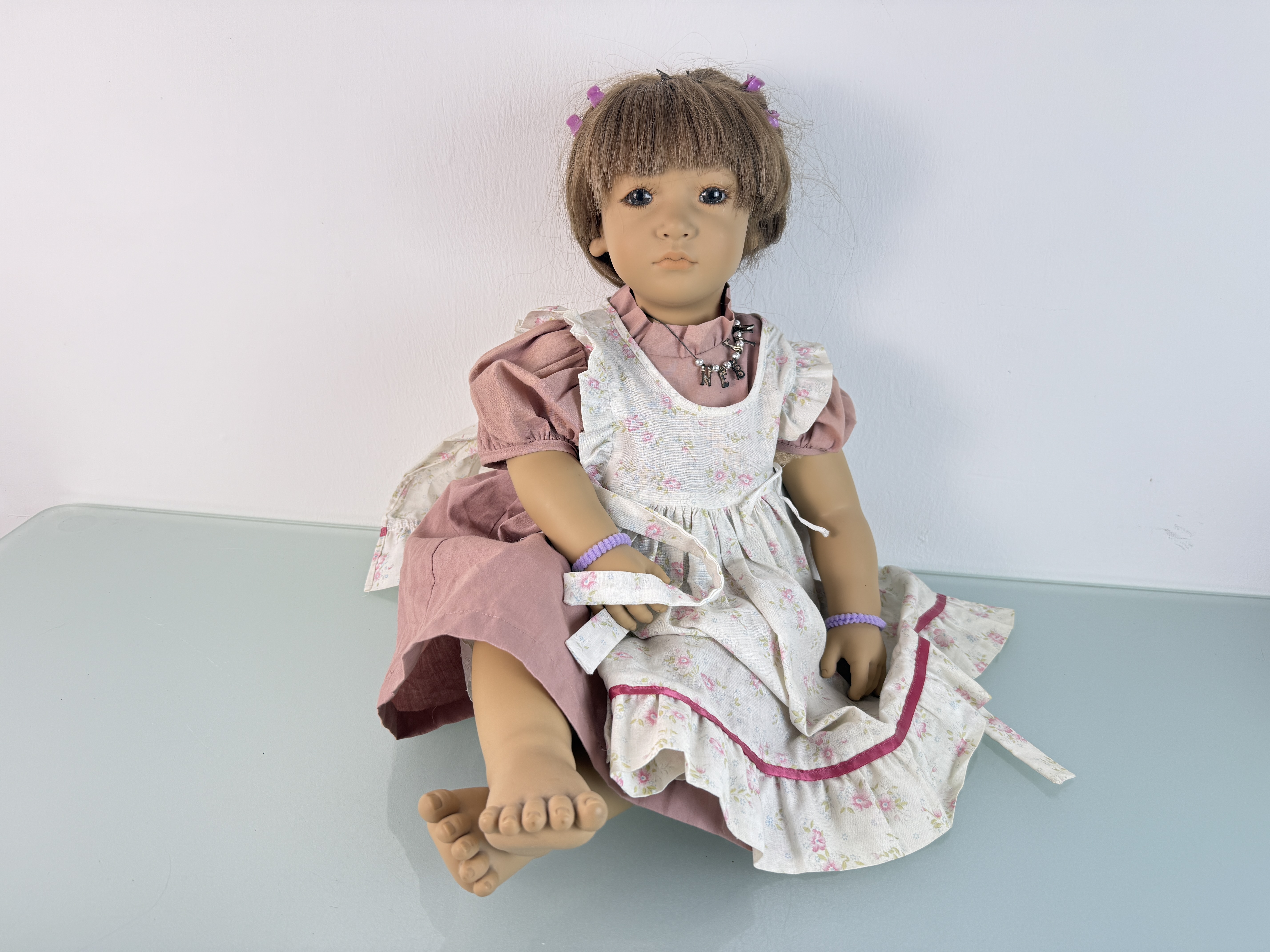 Künstlerpuppe Annette Himstedt Puppe Neblina 65 cm Top Zustand. 