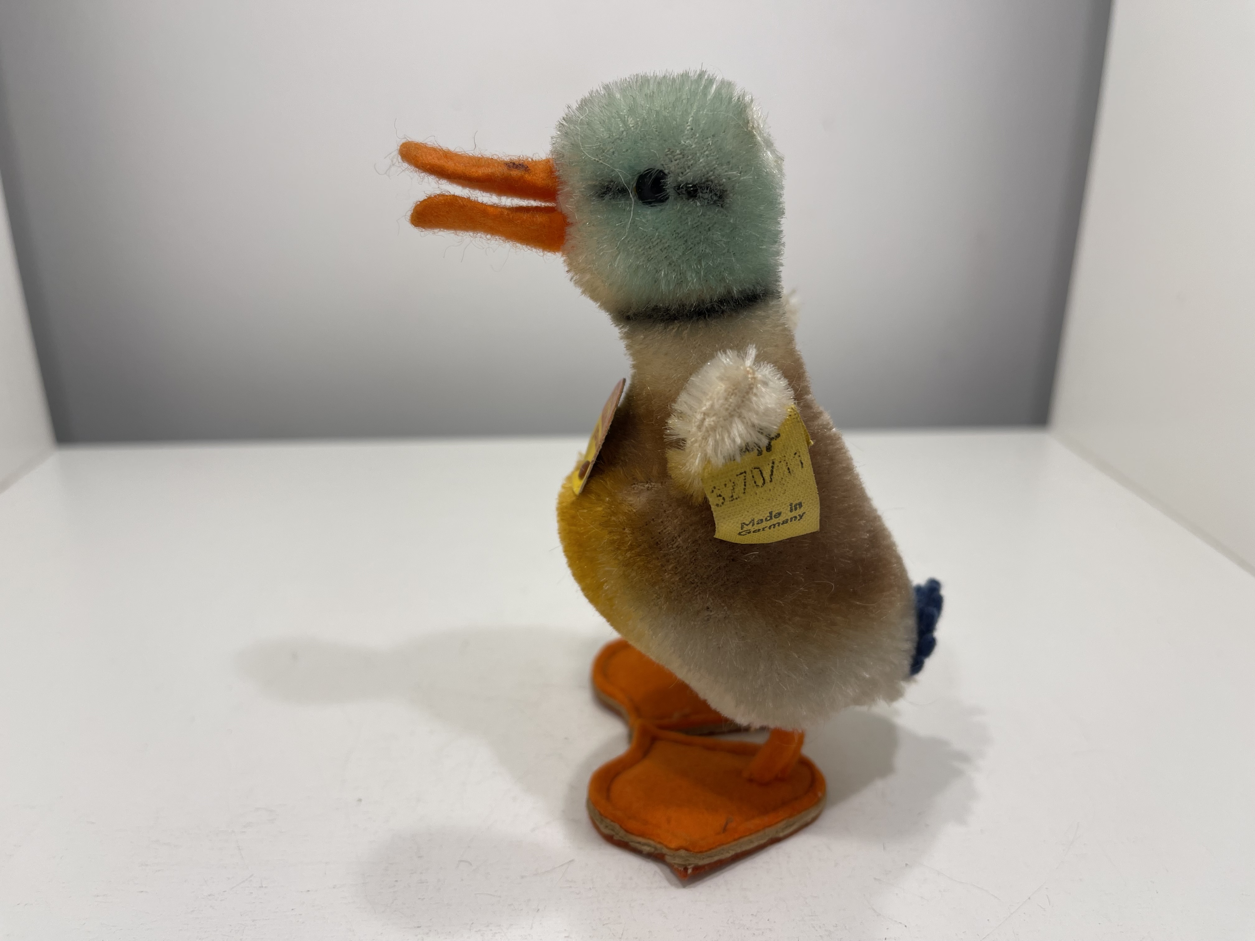 Steiff Tier 3270/11 Ente 12 cm. Top Zustand  