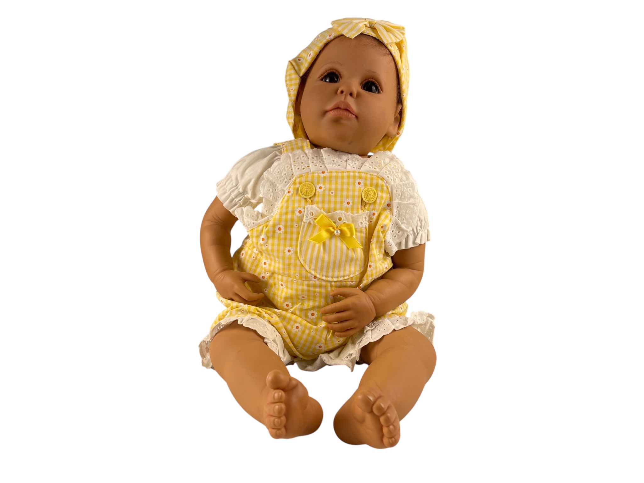 Gerlinde Feser Künstlerpuppe Puppe Vinyl 52 cm. Top Zustand  