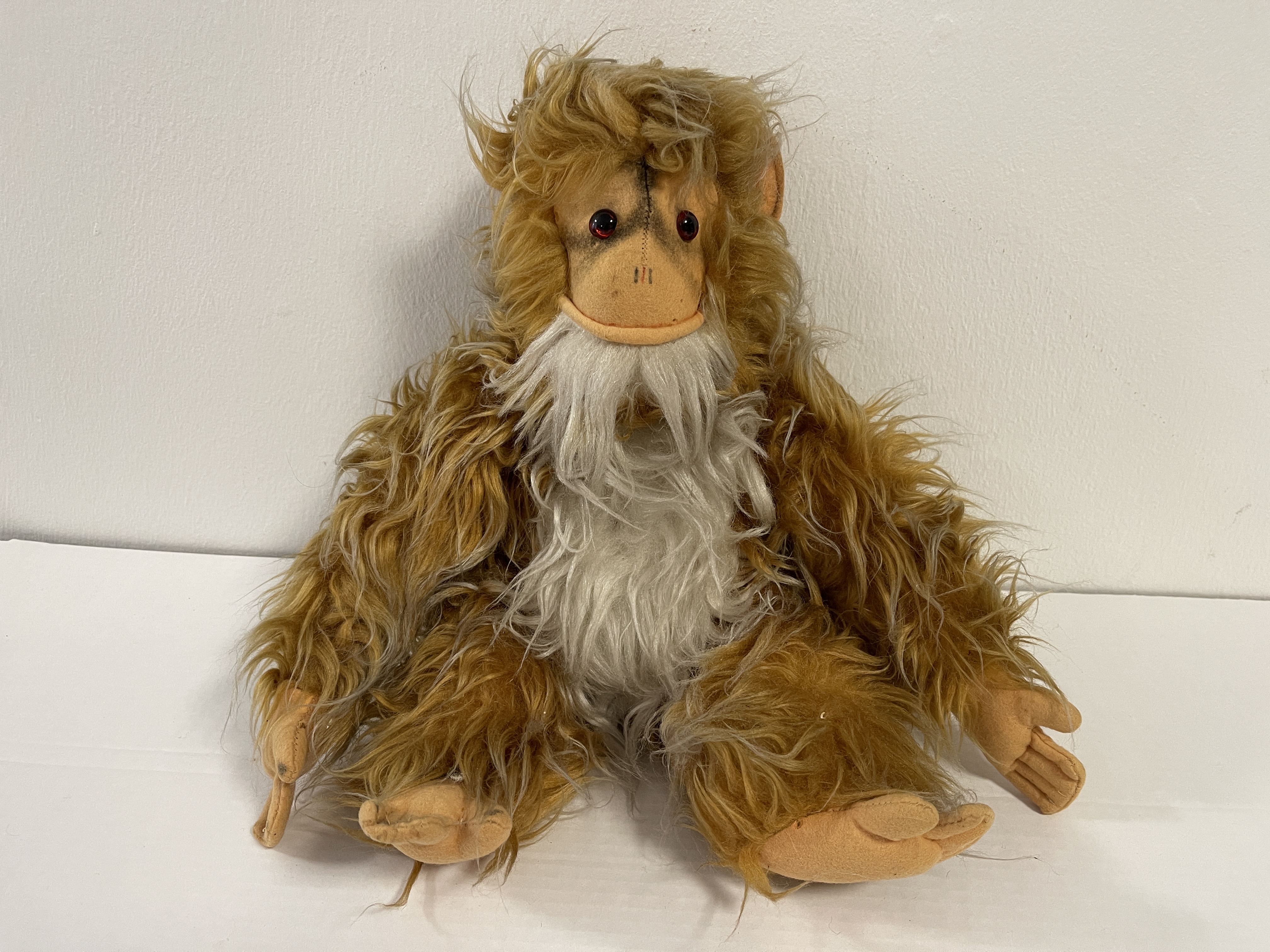 Alter Steiff  Stofftier Affe 42 cm Zustand Siehe Fotos 