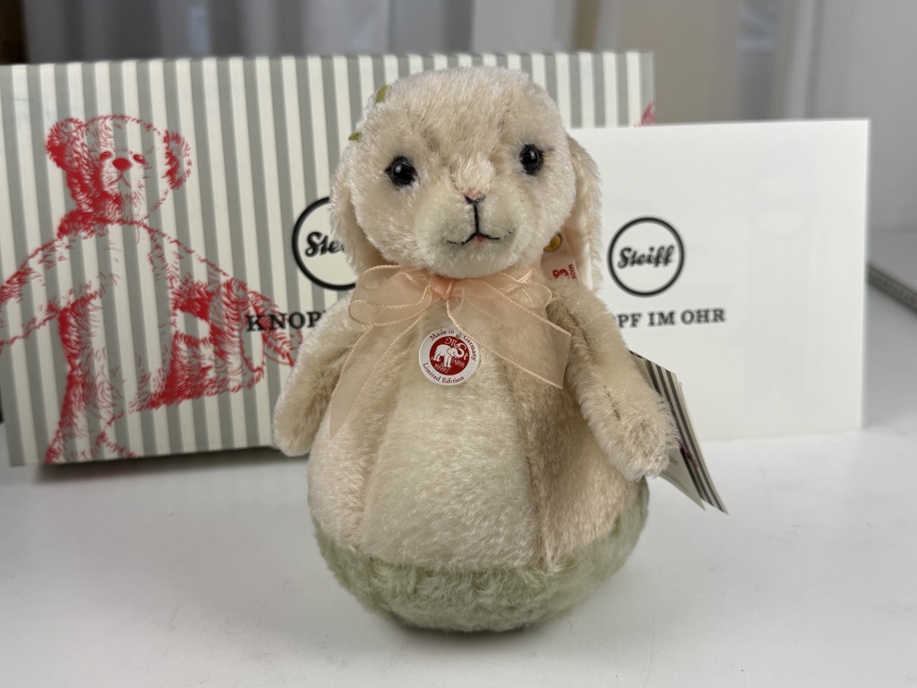Steiff Tier 007217 Roly Poly Frühlingshäschen 18 Ovp Zertifikat Top Zustand