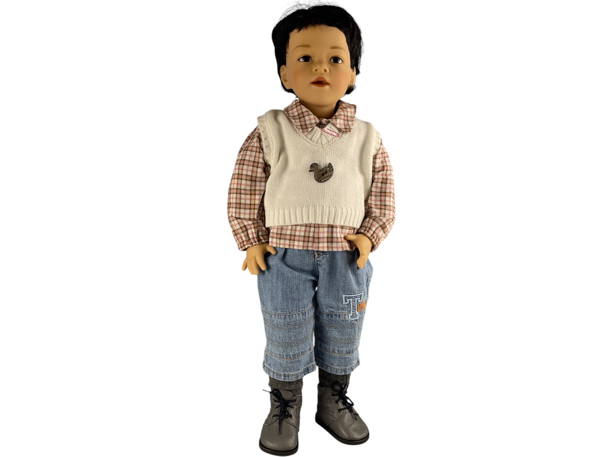 Elisabeth Lindner Vinyl Puppe 60 cm. Top Zustand