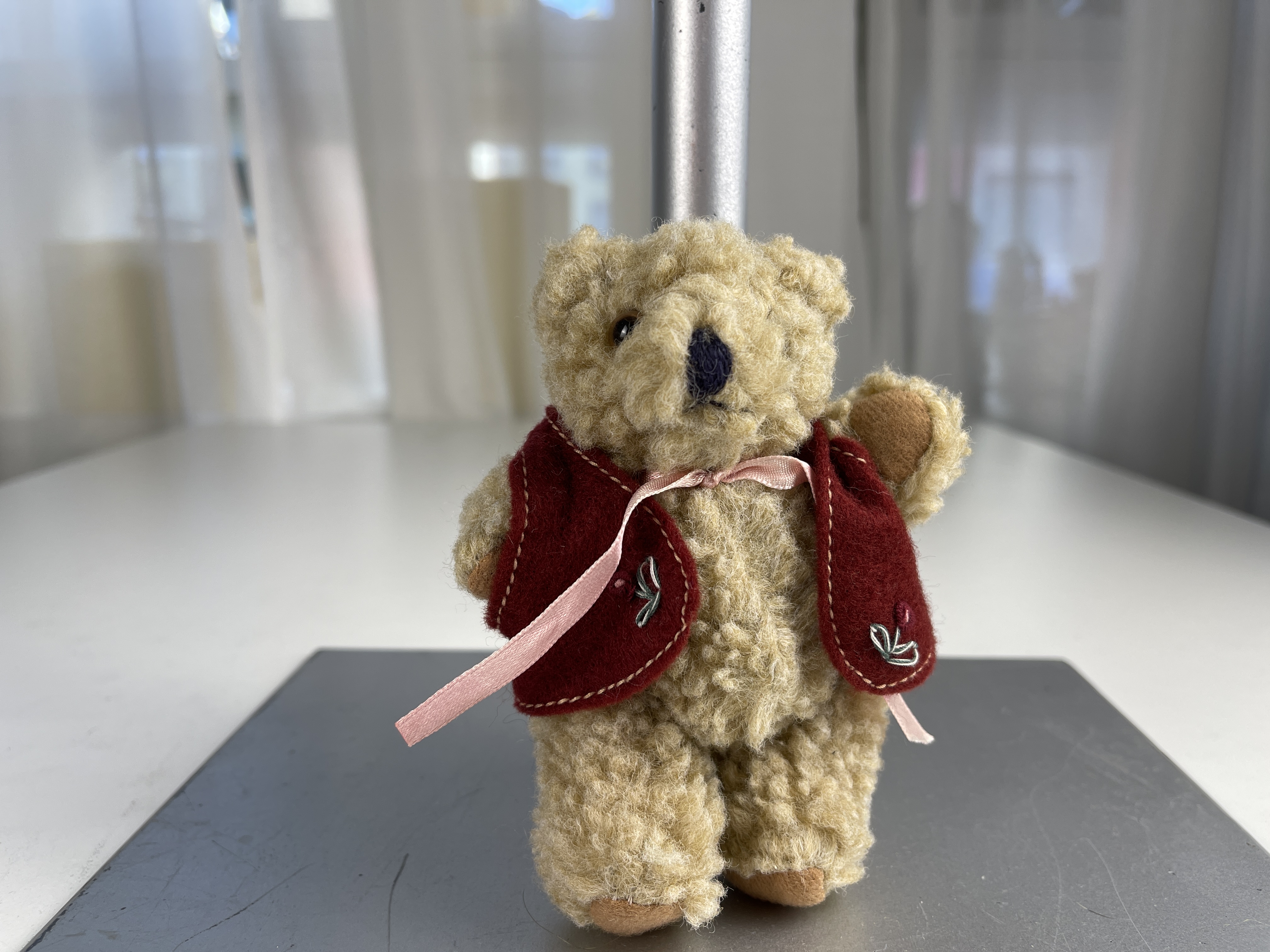 Sammler Stoff Tier Teddy Bär 13 cm Zustand Siehe Fotos   