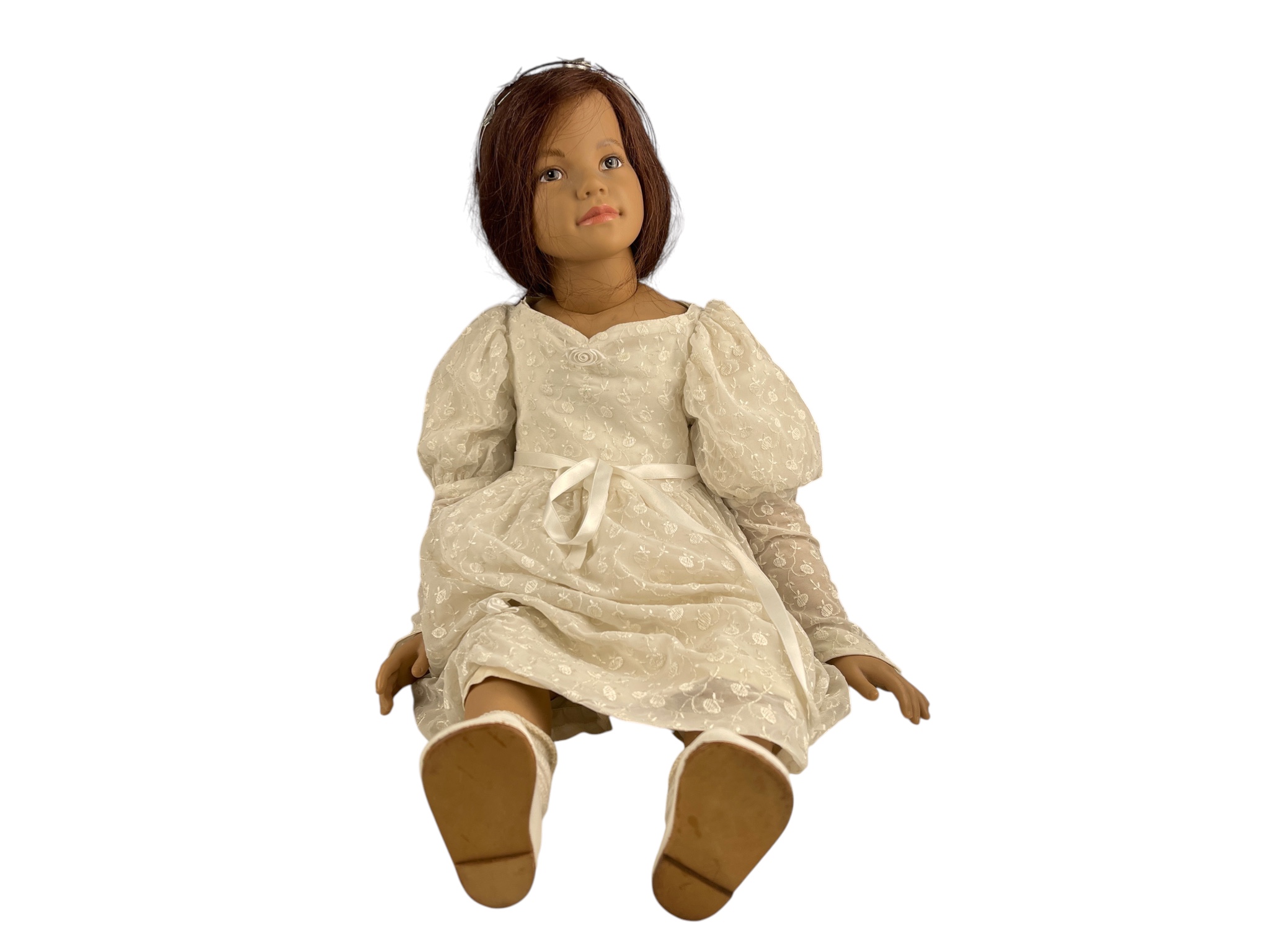 Sigikid Künstlerpuppe Vinyl Puppe 68 cm. Guter Zustand   