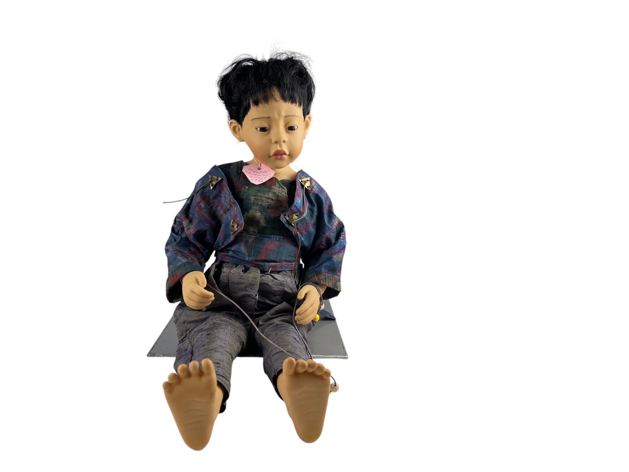 Künstlerpuppe Philip Heath Vinyl Puppe 58 cm. Guter Zustand   