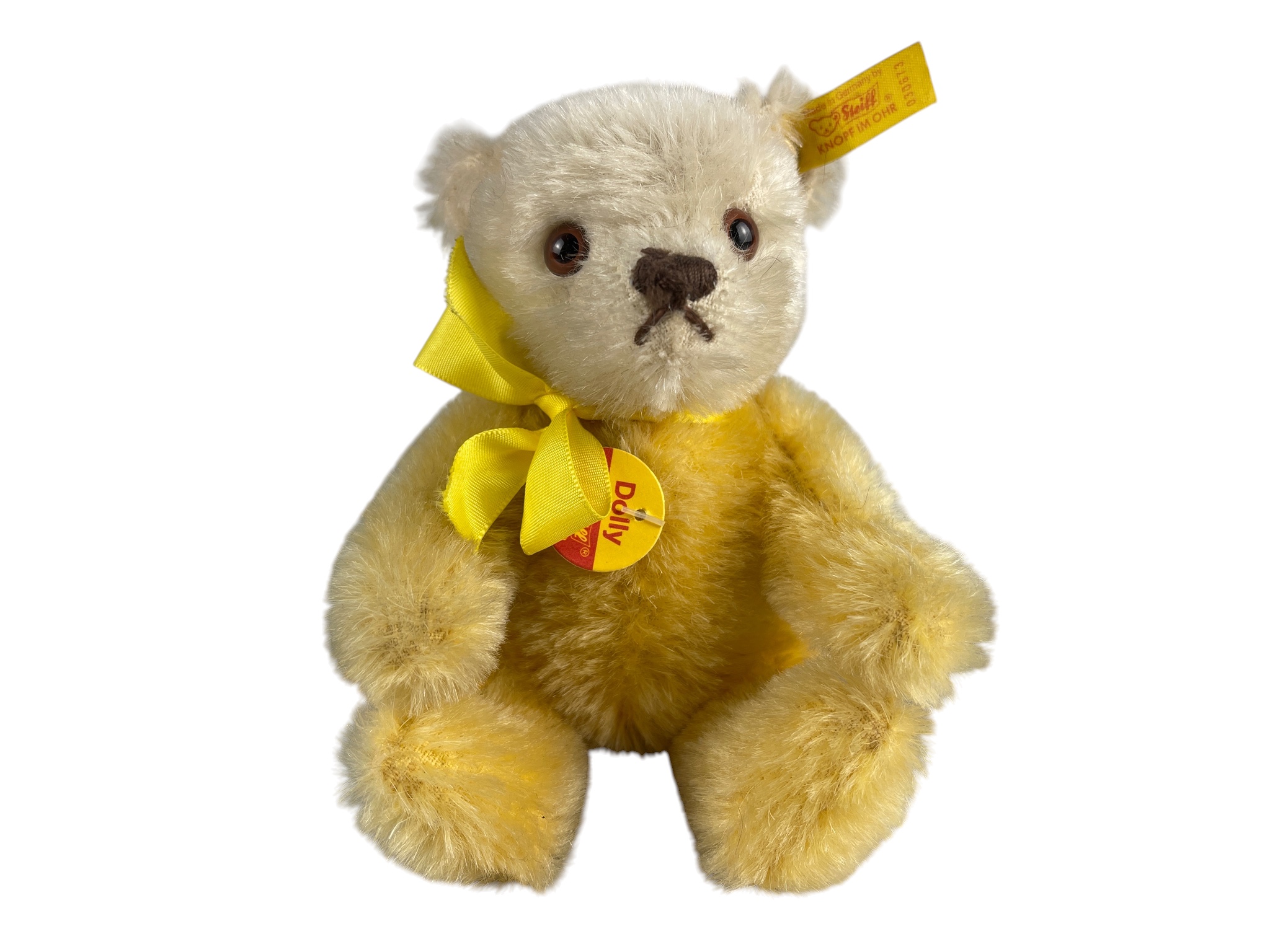 Steiff Tier 030673 Teddy Bär Dolly 14 cm. Top Zustand   