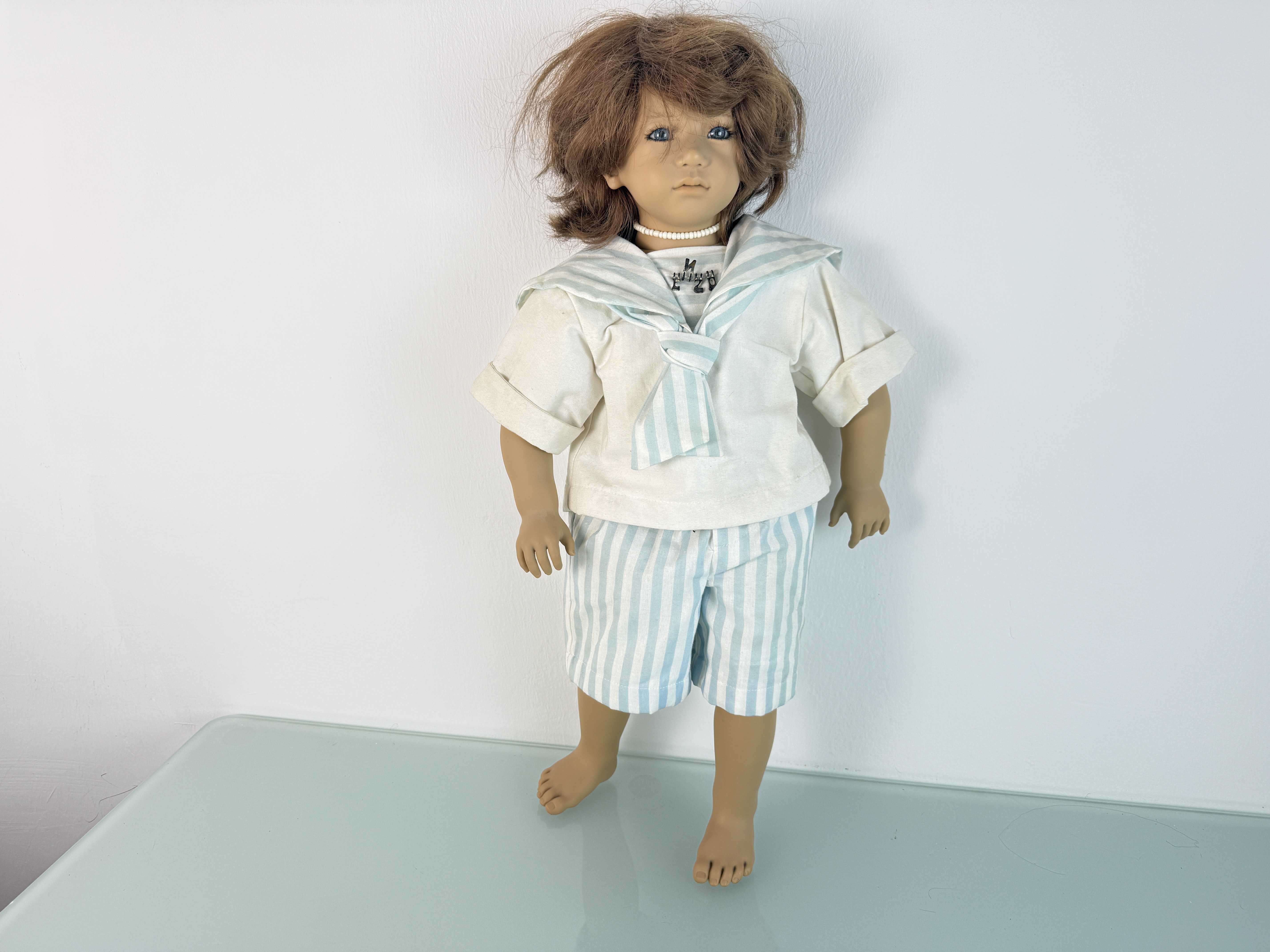 Künstlerpuppe Annette Himstedt Puppe Enzo 66 cm. Top Zustand 