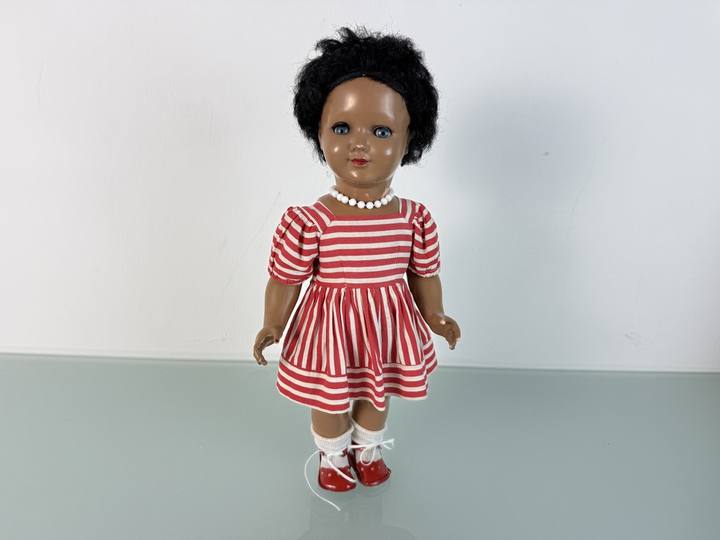 Künstlerpuppe Sammler alte Zelluloid Puppe 43 cm Zustand siehe Fotos 