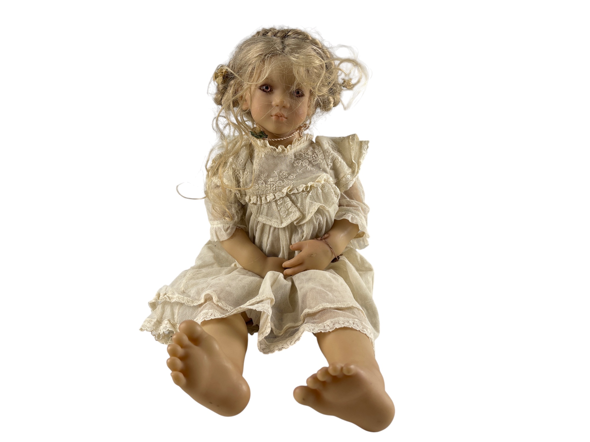 Künstlerpuppe Annette Himstedt Puppe Freeke 60 cm. Zustand siehe Fotos