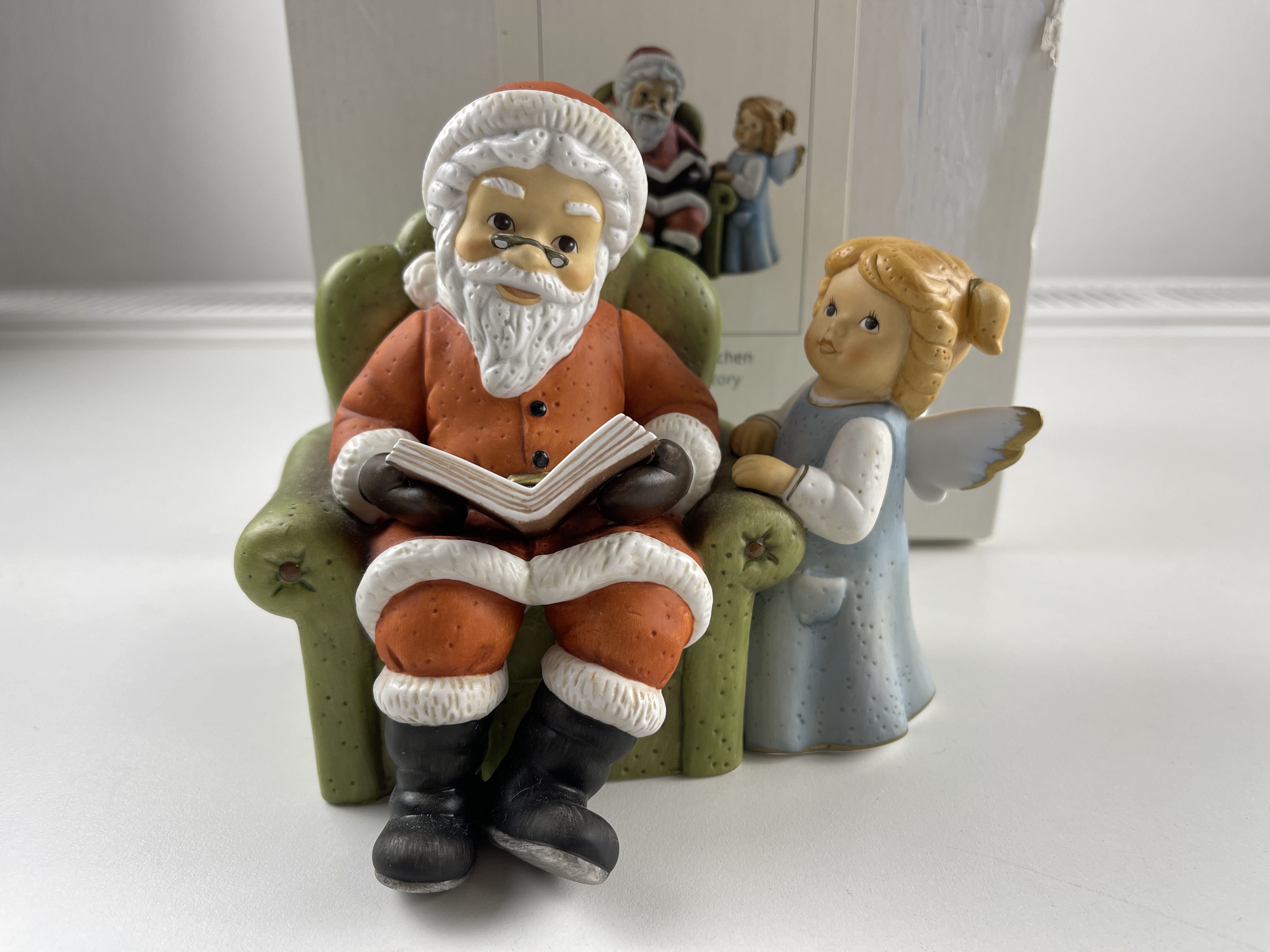 Goebel Figur Nina und Marco Weihnachtsmann & Engel 14 cm OVP - Top Zustand. 