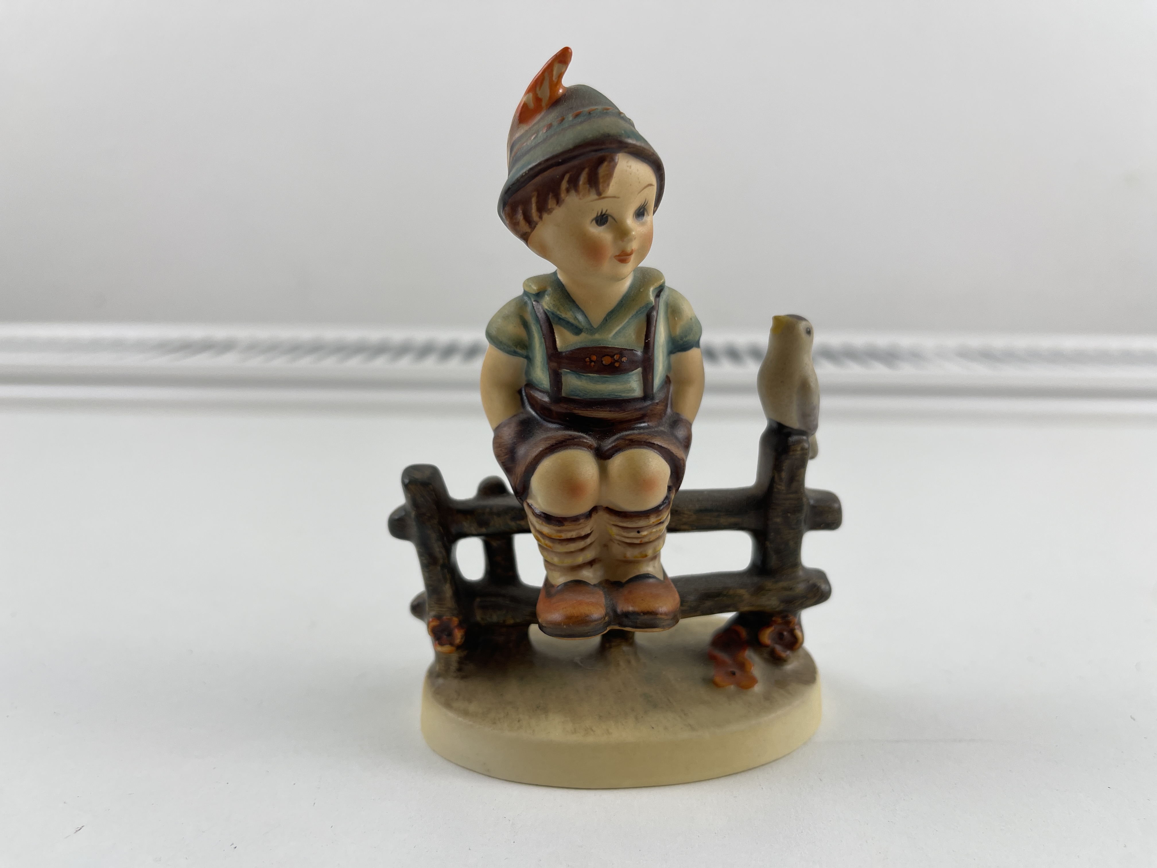  Hummel Figur Porzellanfigur 111 3/0 Vaters G´scheitester 10 cm. 1 Wahl. Top Zustand