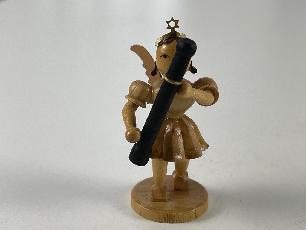 Erzgebirge Blank Figur Engel 6,5 cm.   Zustand siehe Fotos        