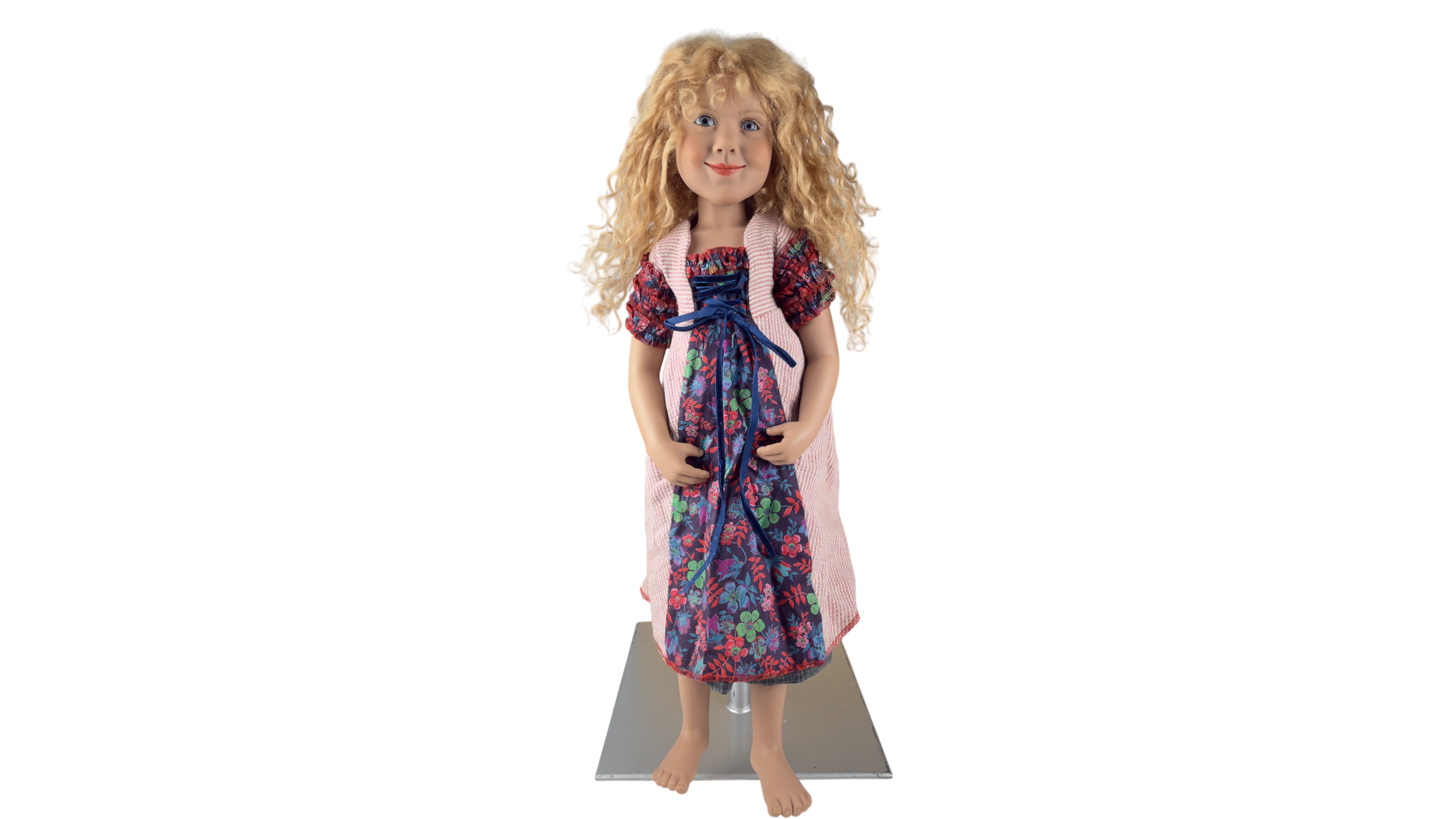 Zwergnase Künstlerpuppe Nicole Marschollek Puppe 55 cm. Top Zustand 