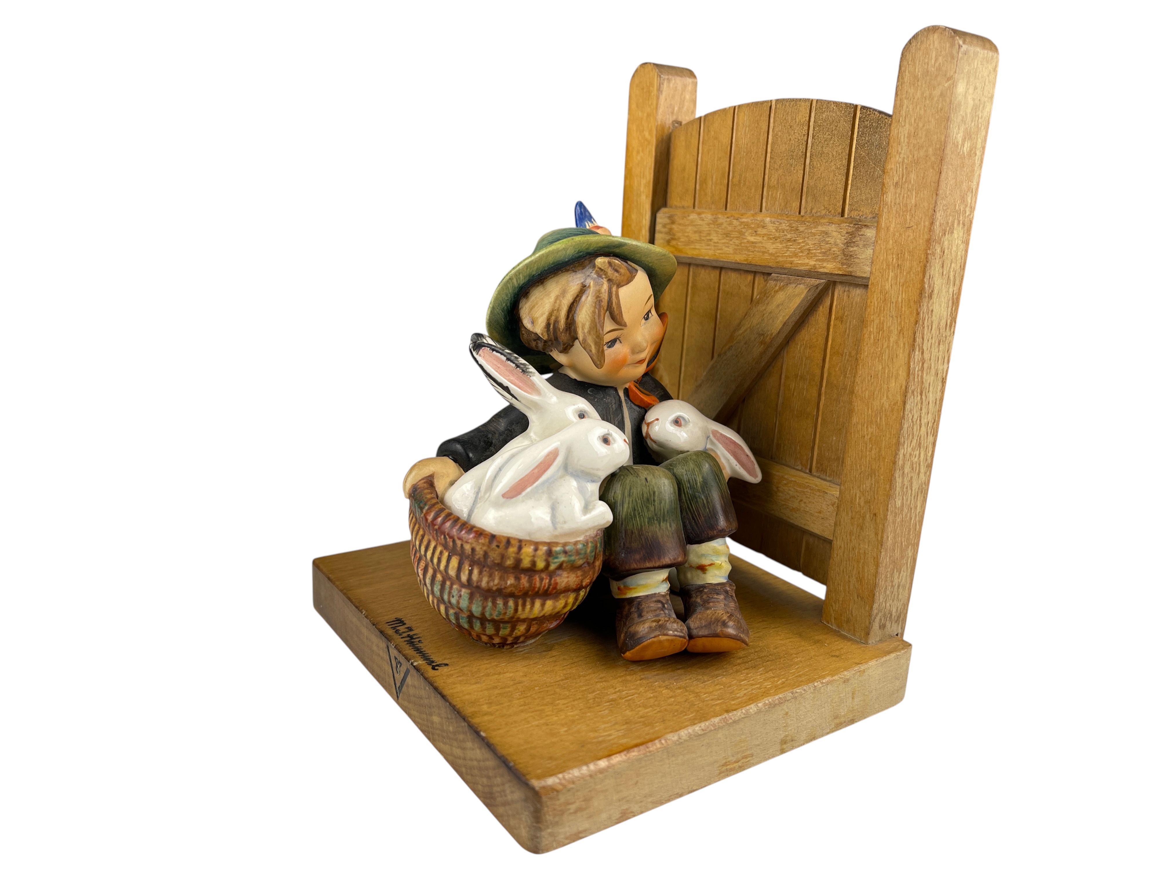  Hummel Figur 58 2/0 Hasenvater 9 cm. 1 Wahl. Buchstütze Top Zustand 