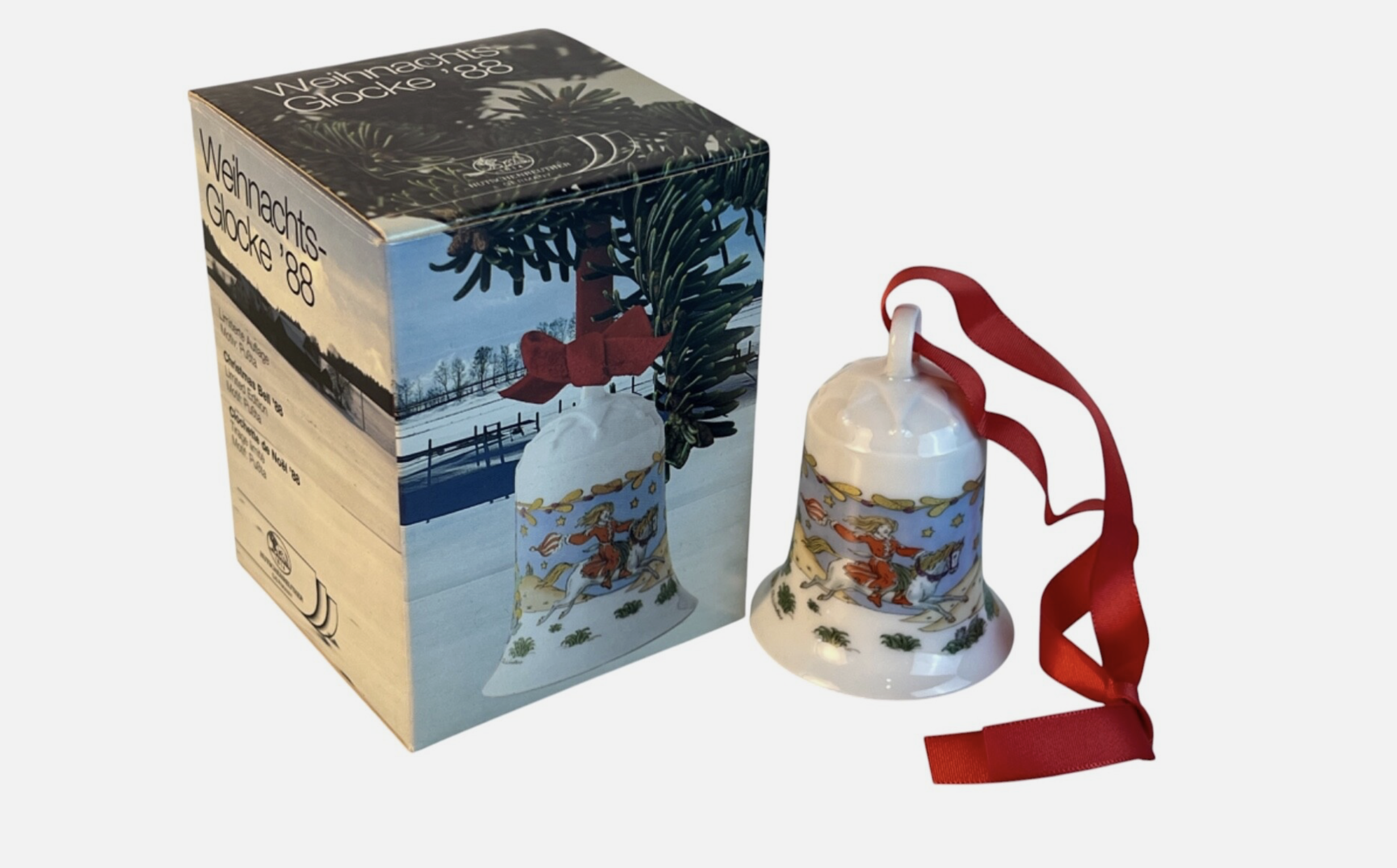  Hutschenreuther Weihnachtsmann Glocke 1988. Top Zustand.  Aktion