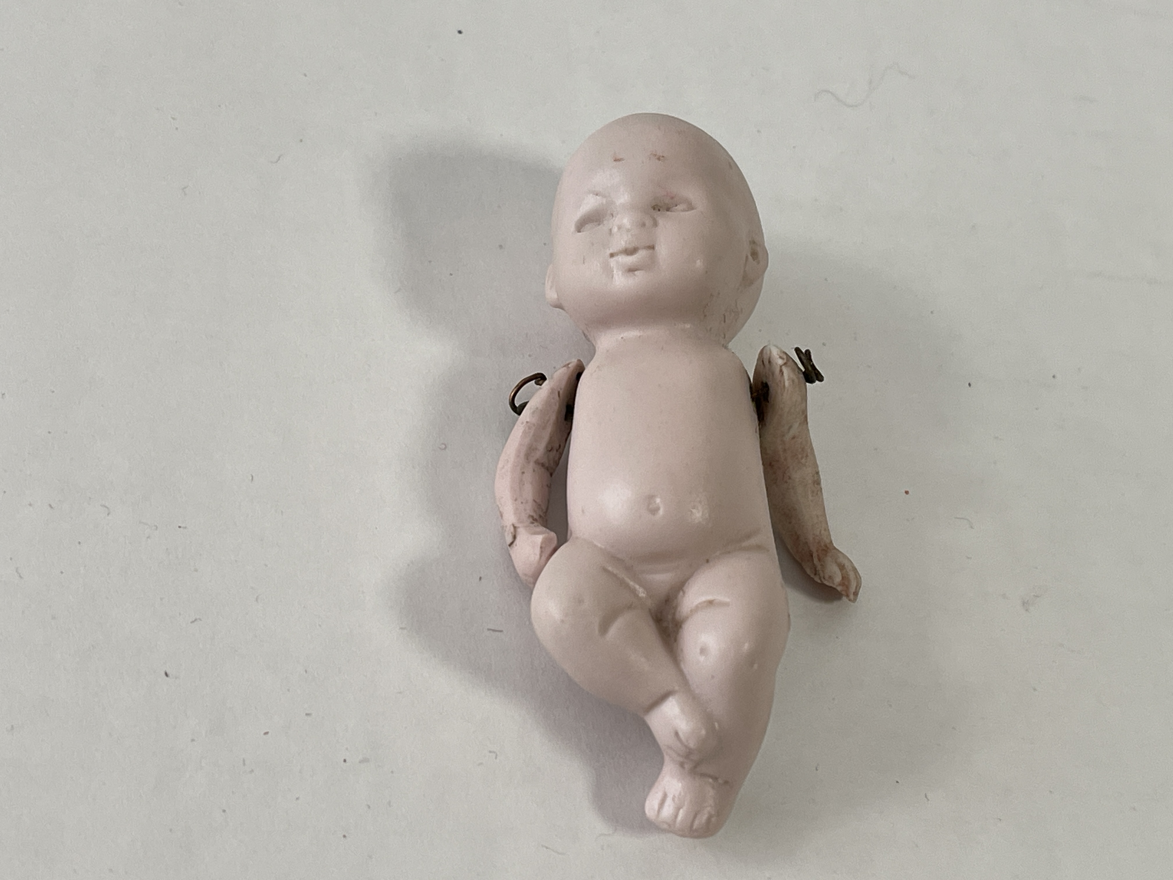Alte Künstler Porzellanpuppe Puppe 9 cm Zustand siehe Fotos   