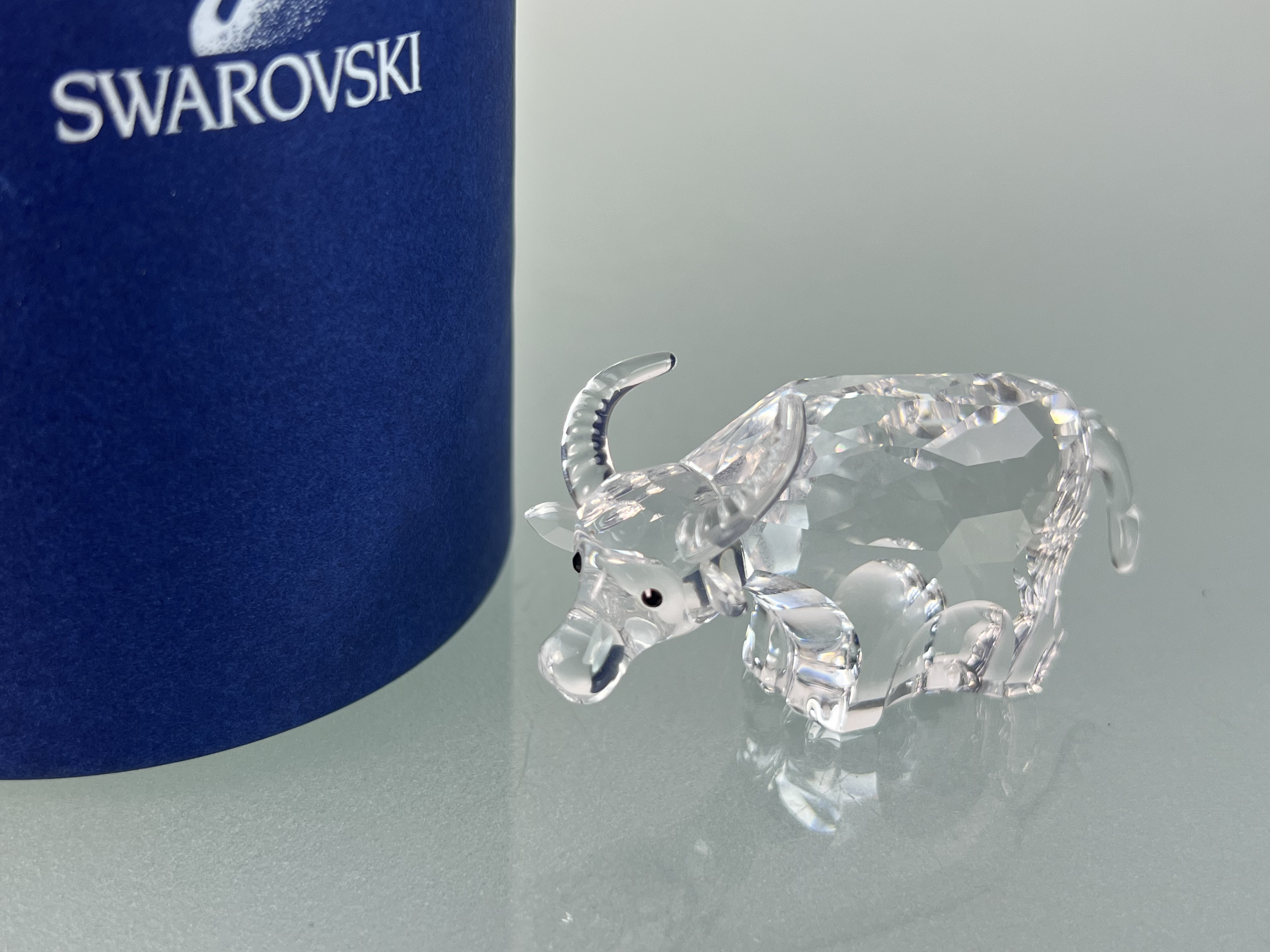 Swarovski Figur 275437 Zodiak Wasserbüffel 6,5 cm. Mit OVP + Zertifikat. Top Zustand