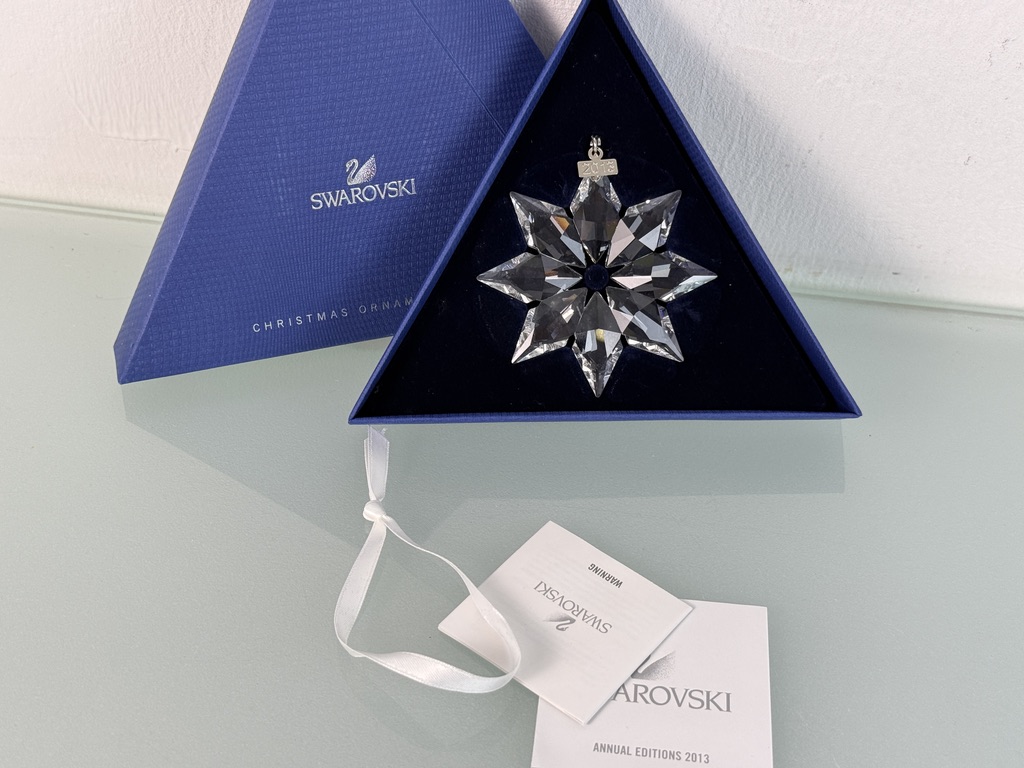 Swarovski Figur 5004489 Weihnachtsstern 2013 Groß. 7,9 cm - Top Zustand  