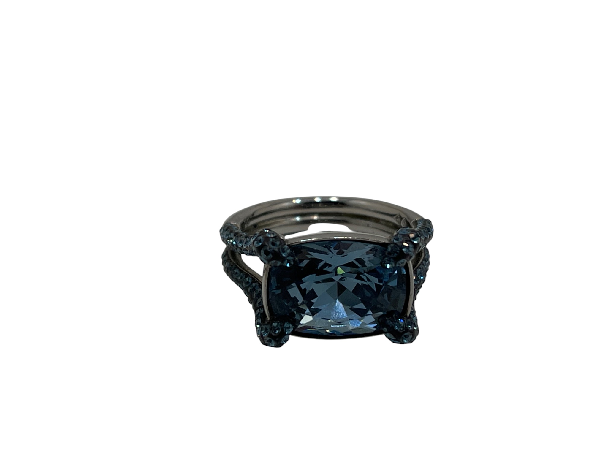 Swarovski Cocktail Ring  Ø ca. 2 cm - Top Zustand    
