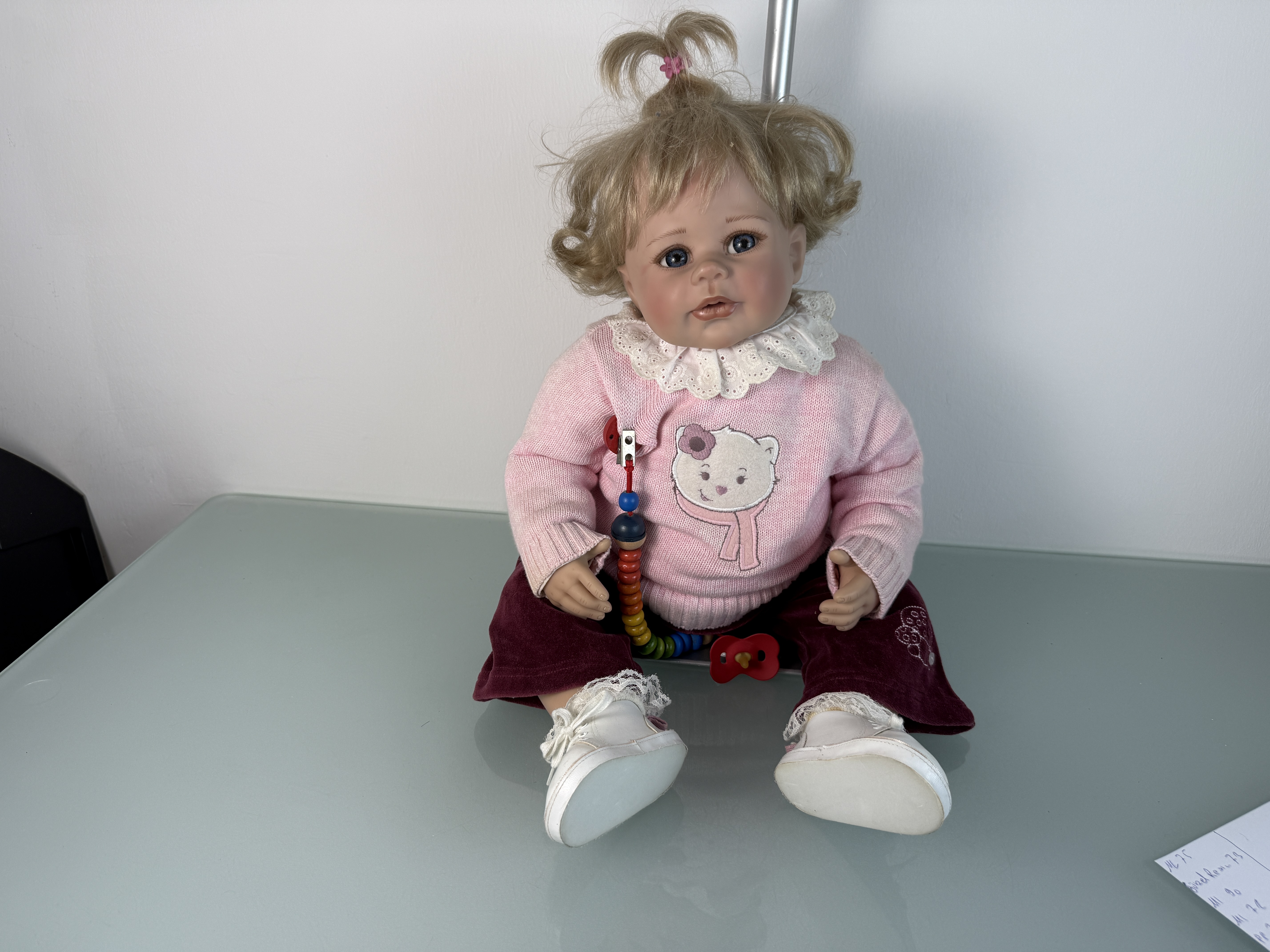 Künstlerpuppe Puppe Monika Levenig Vinyl Puppe 70 cm. Top Zustand 