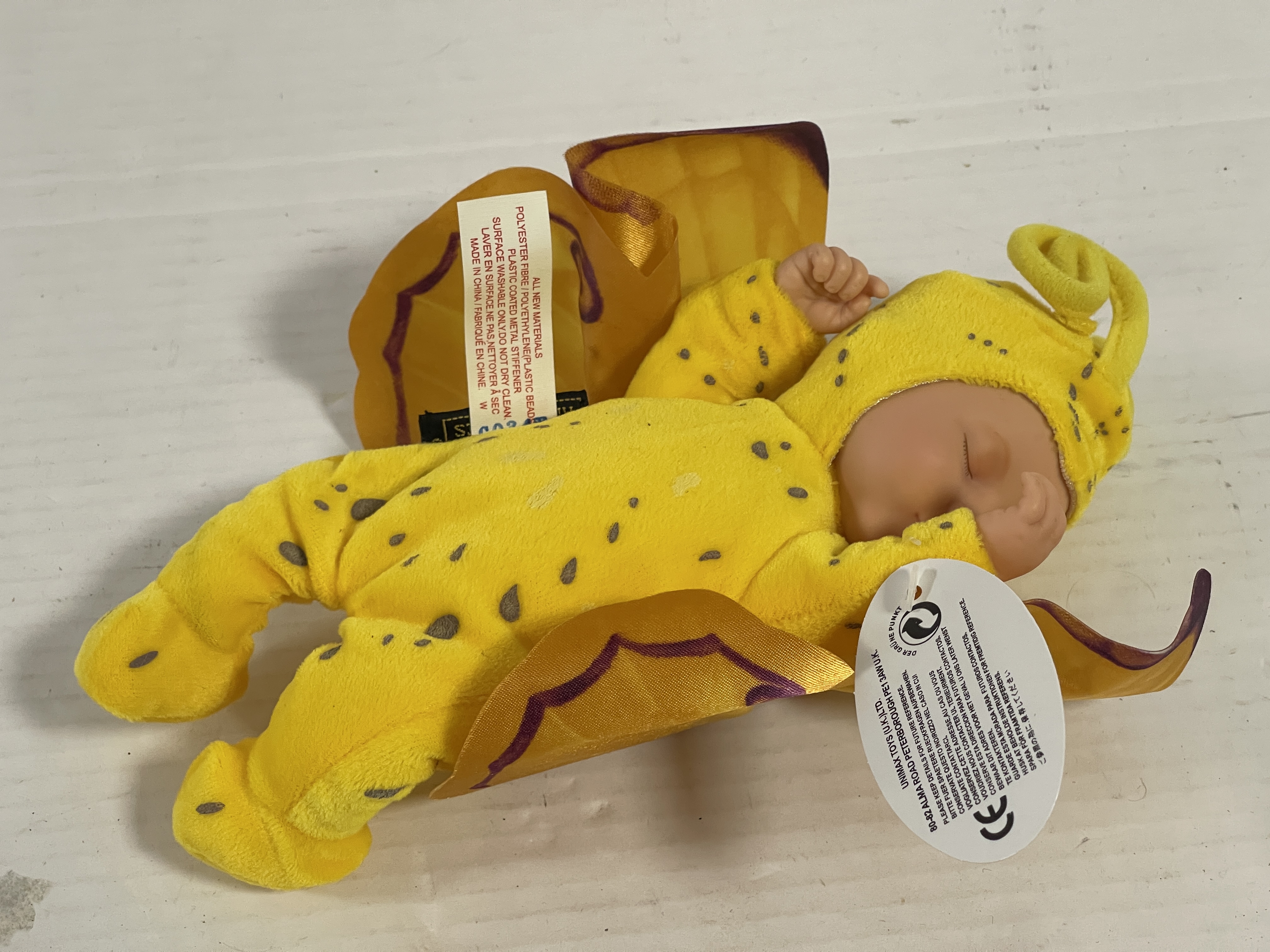 Sammler Puppe Vinyl Puppe 21 cm. Top Zustand
