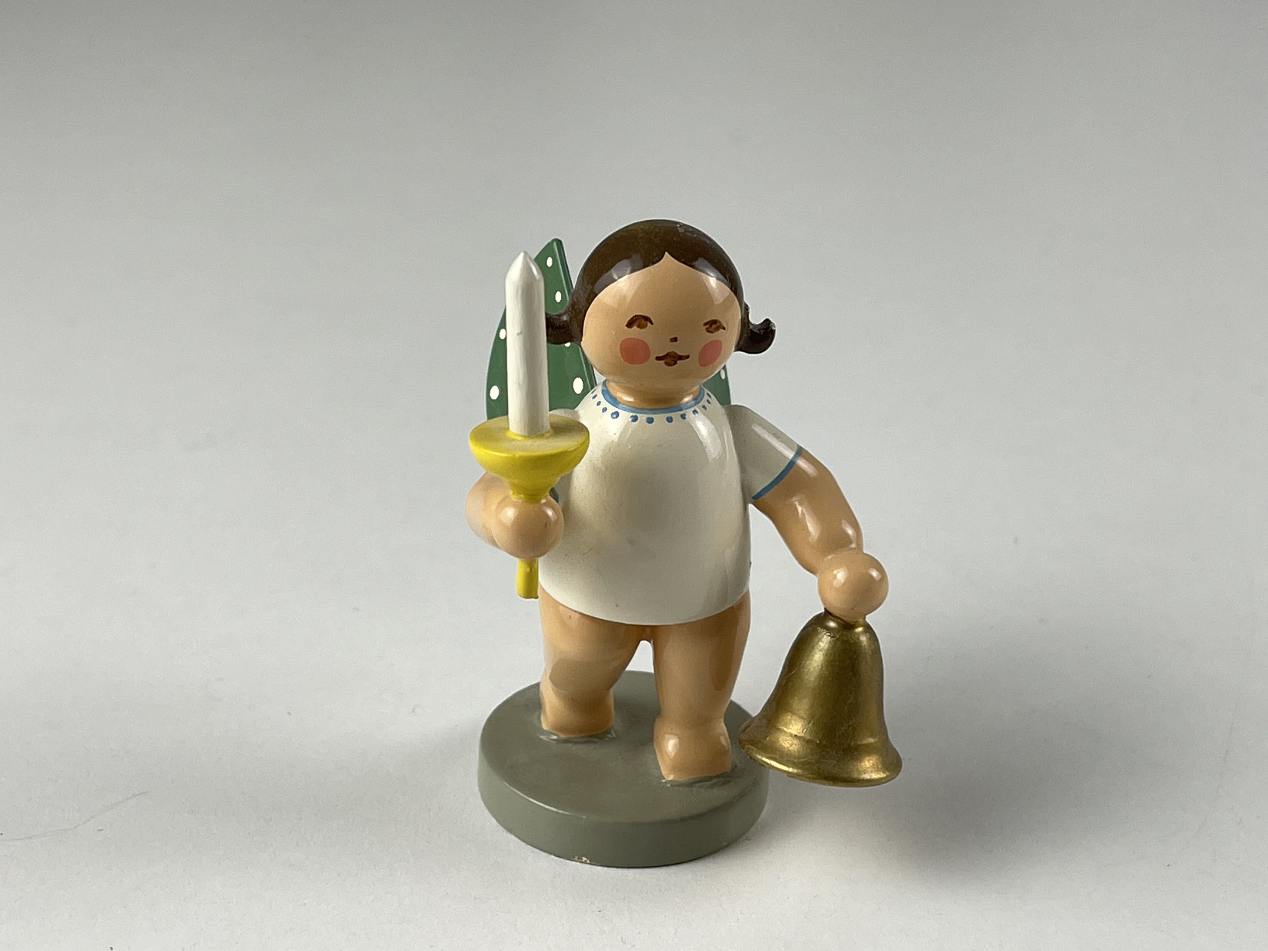 Erzgebirge Wendt und Kühn Erzgebirge Figur Engel 6,5 cm. Top Zustand 