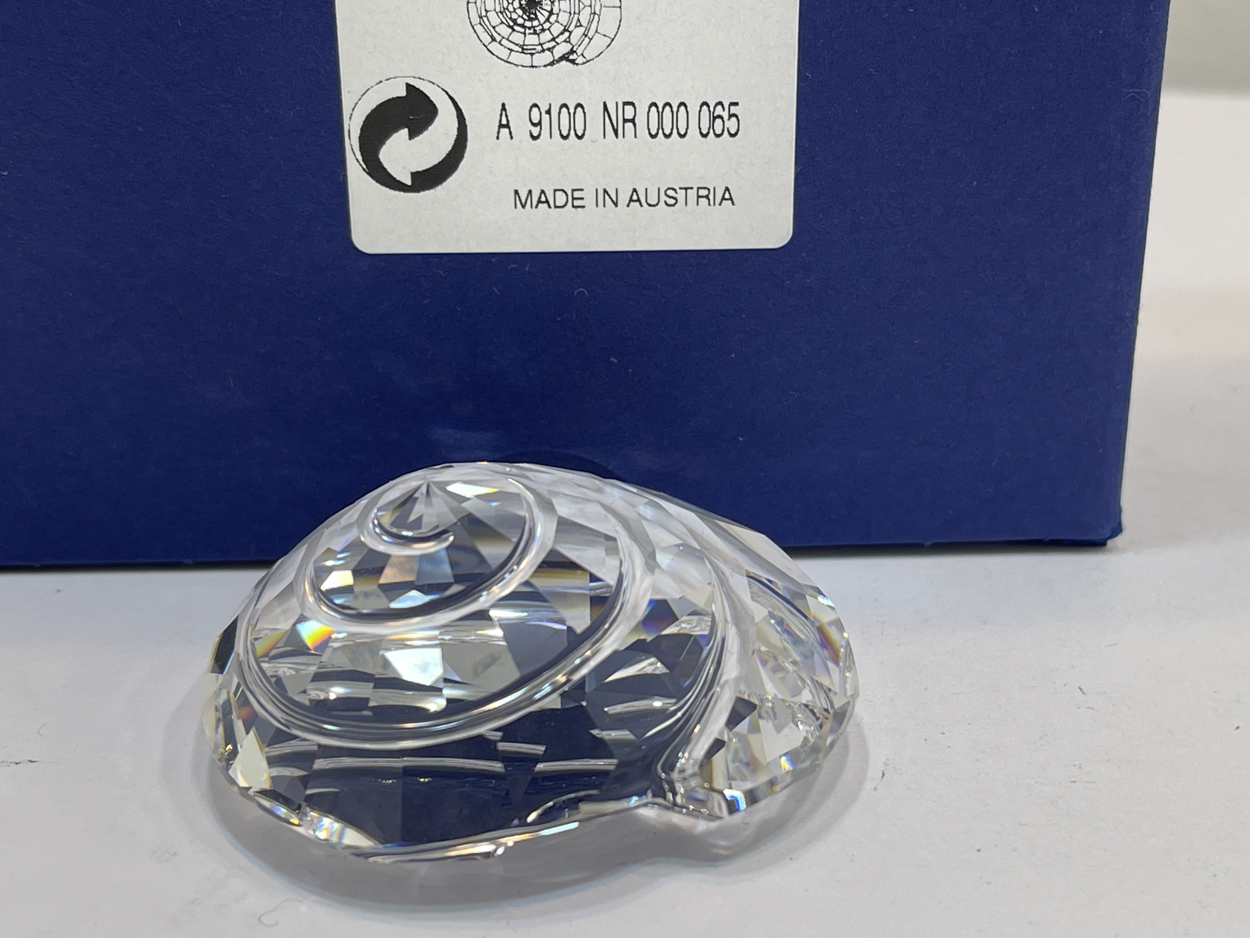  Swarovski Figur 880693 Muschel 5 cm mit Ovp & Zertifikat Top Zustand  