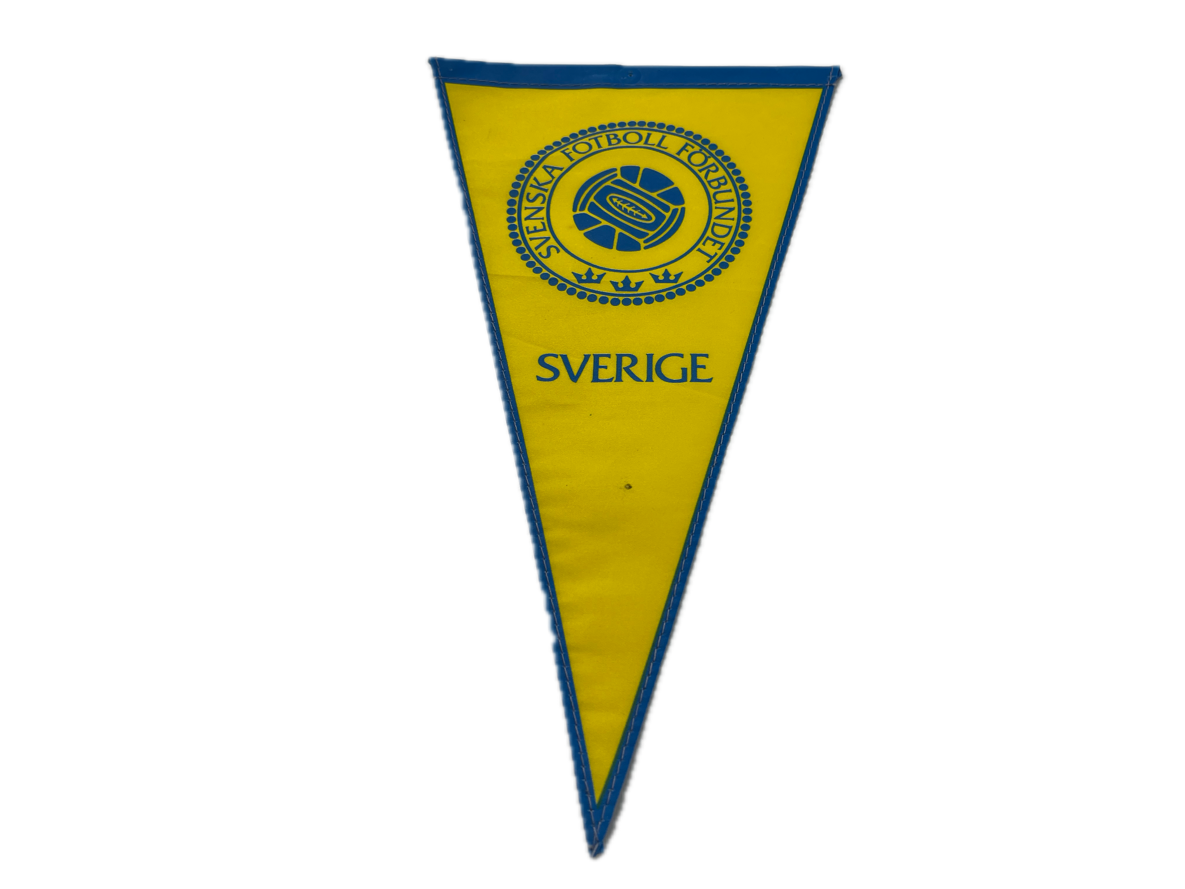 Sammler Wimpel Schwedischer Fußballverband 28 cm -  leicht schmutzig