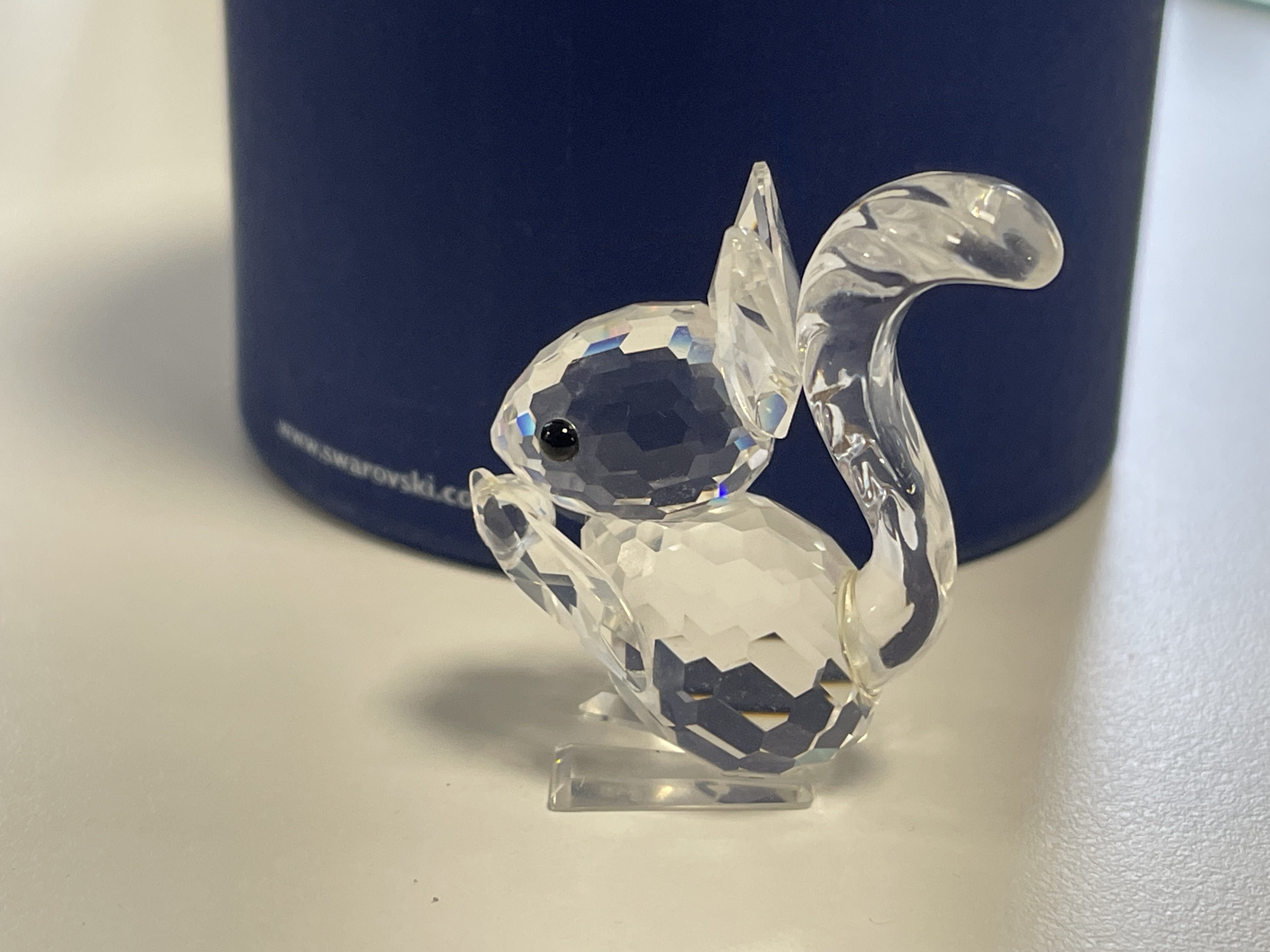 Swarovski Figur 011871 Eichhörnchen 4,5 cm - mit Ovp + Zertifikat. Top Zustand