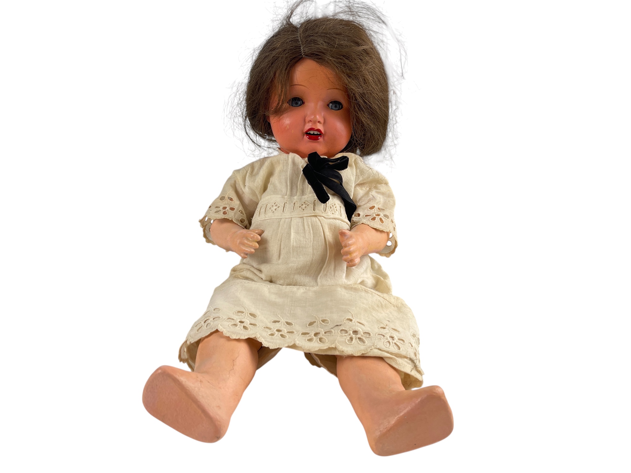 Alte Puppe Sonneberg 43 cm. Zustand siehe Fotos