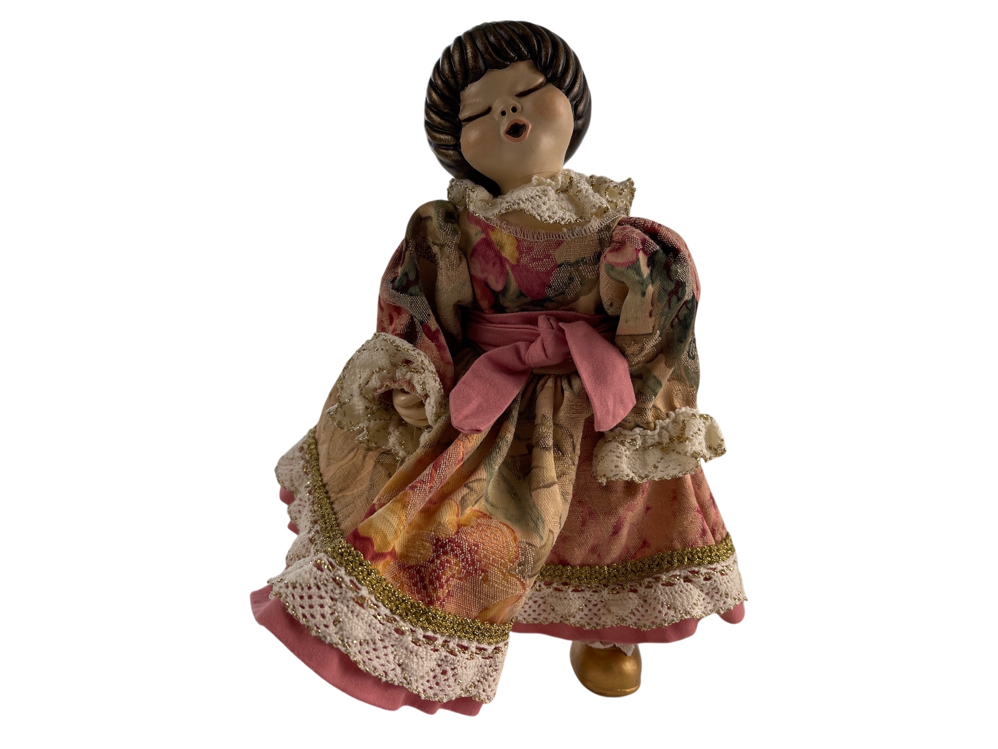 Thun Puppe Porzellan Puppe 26 cm. Top Zustand  
