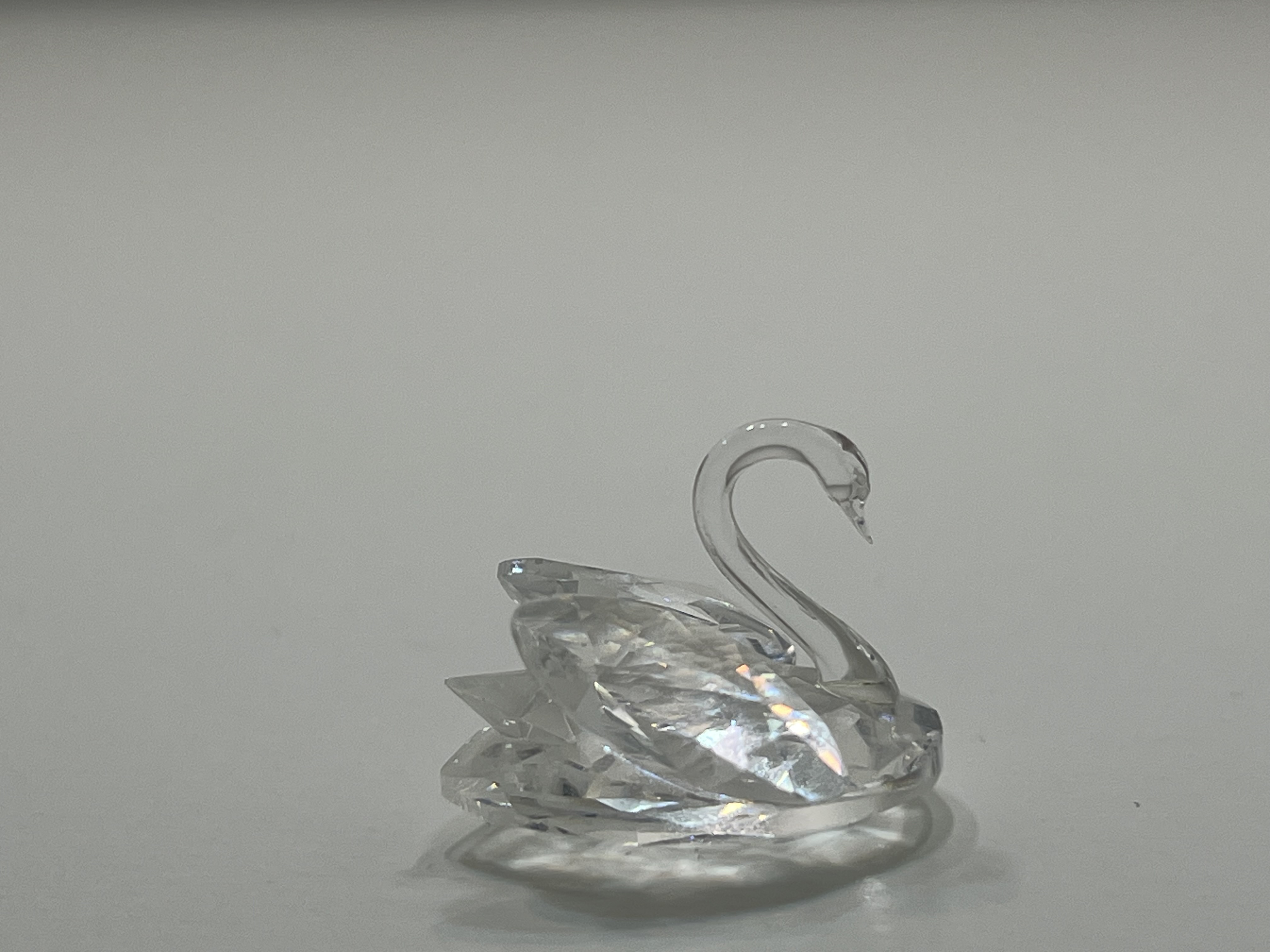 Swarovski Figur Kristall Schwan 2,5 cm. Top Zustand.