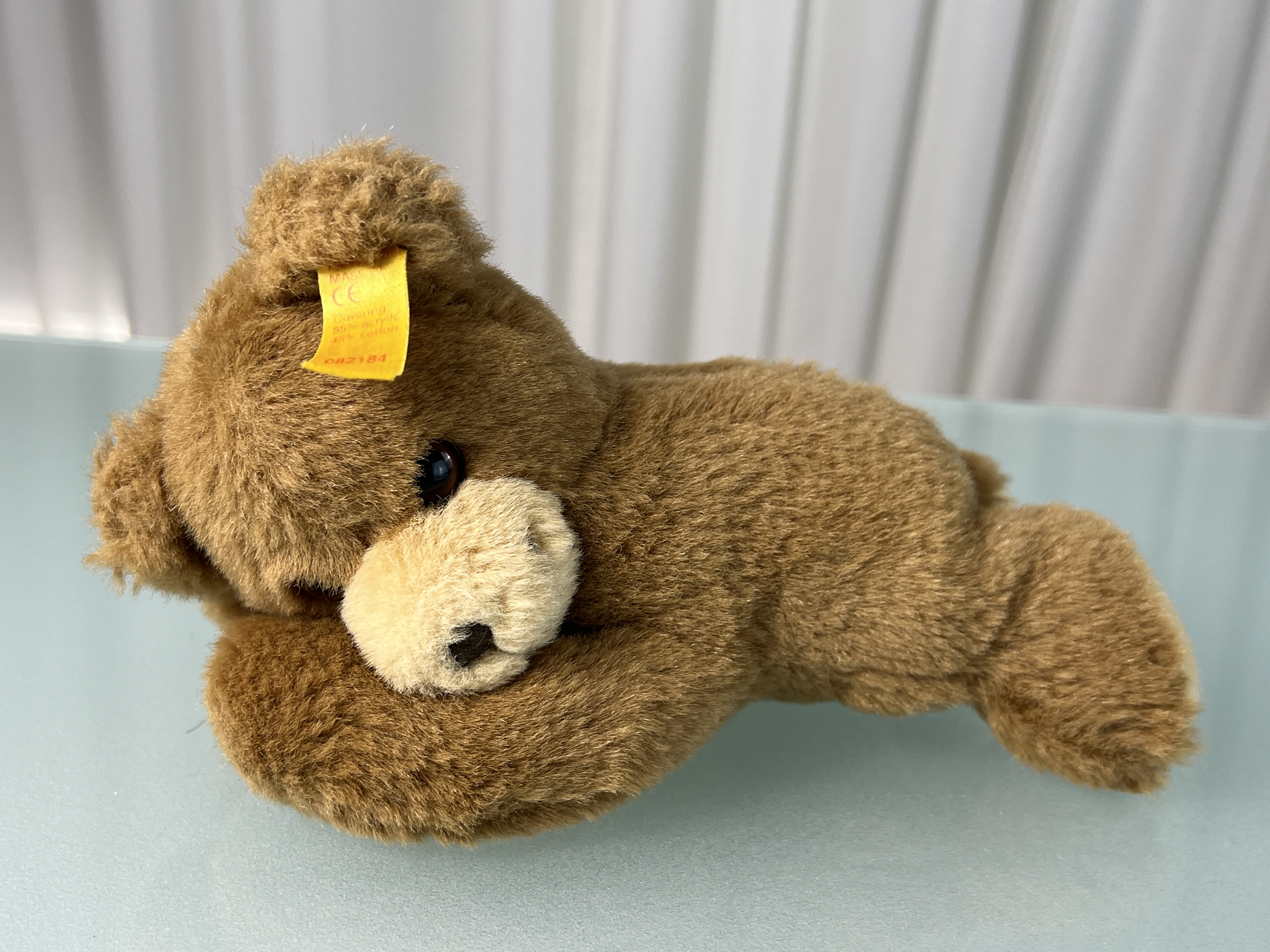 Steiff Tier 082184 Teddybär 12 x 20 cm. Top Zustand 